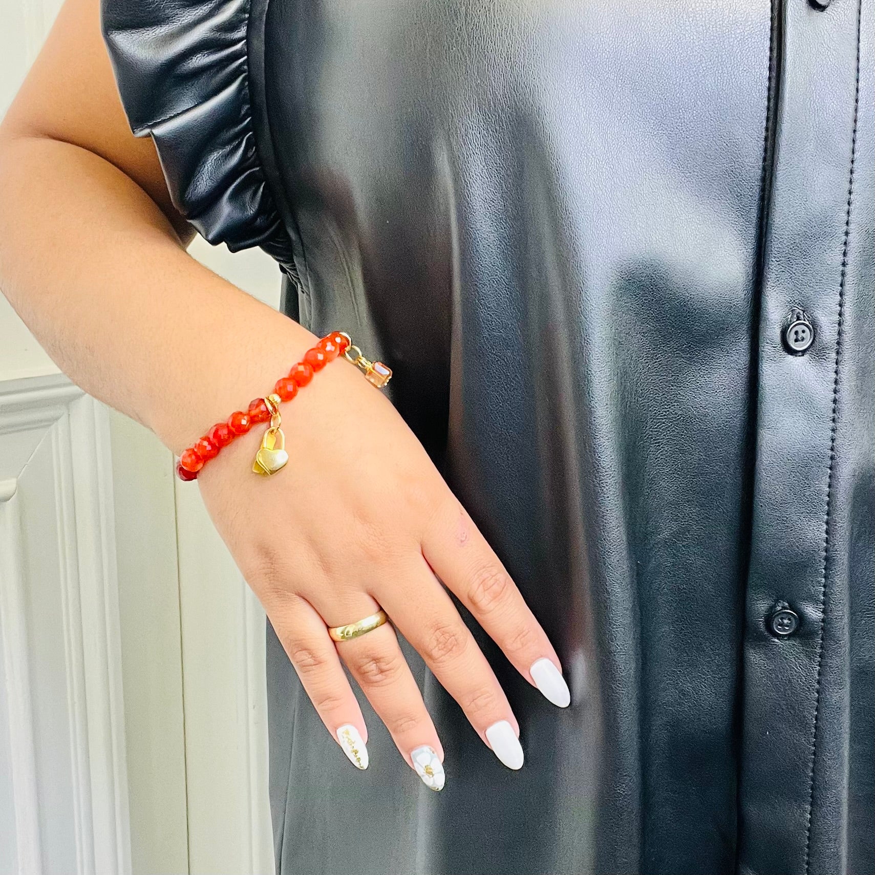 Carnelian Tangerine Bracelet