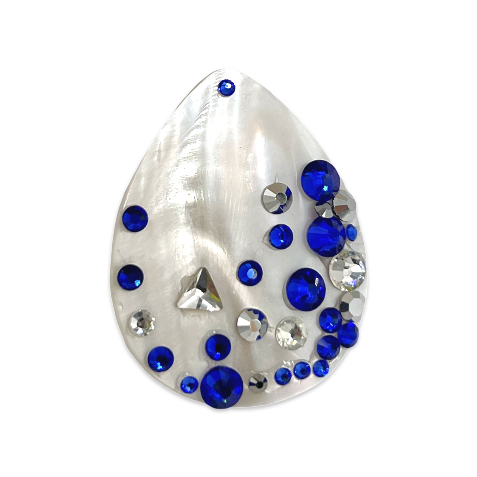 Zora Blue Glimmering Pin