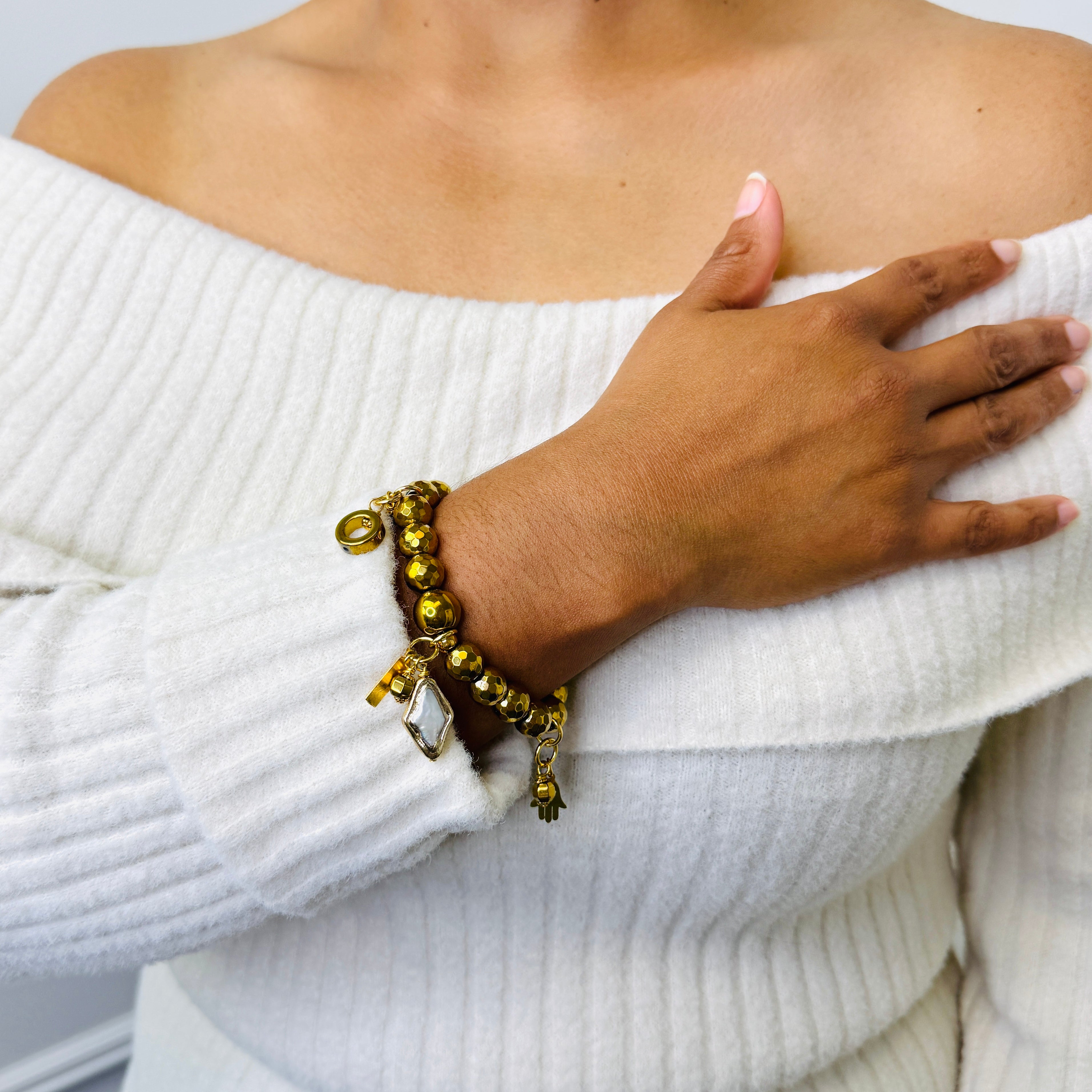 Fresh Gold Rod Bracelet