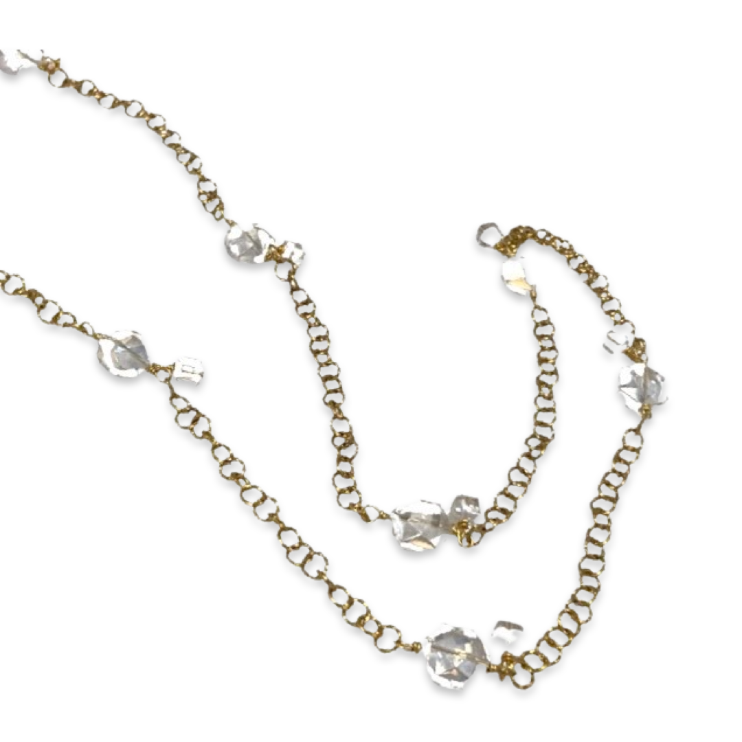 Crystal Clear Davis Necklace Necklaces Cerese D, Inc.