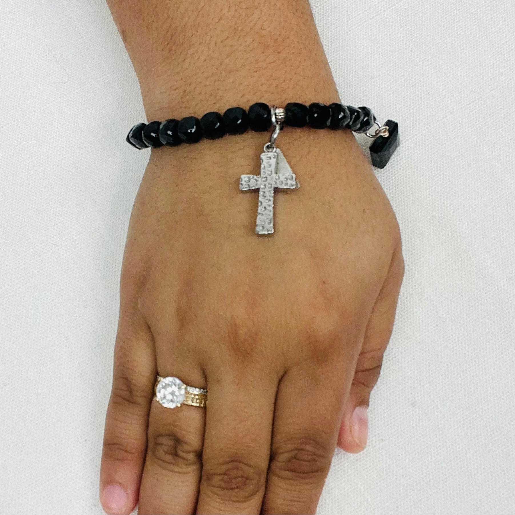 Black Silver City Bracelet