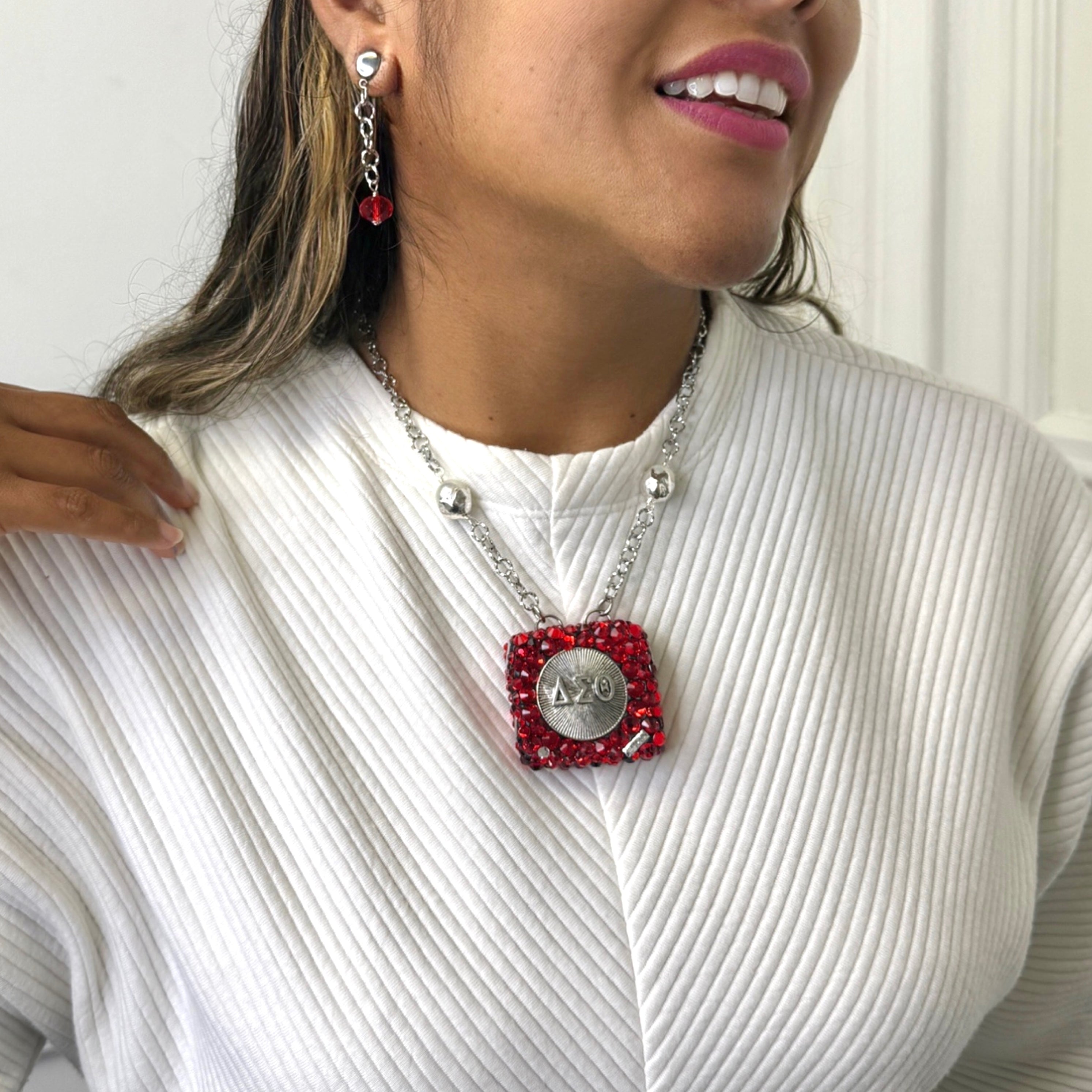 Delta Crystal Pop Necklace