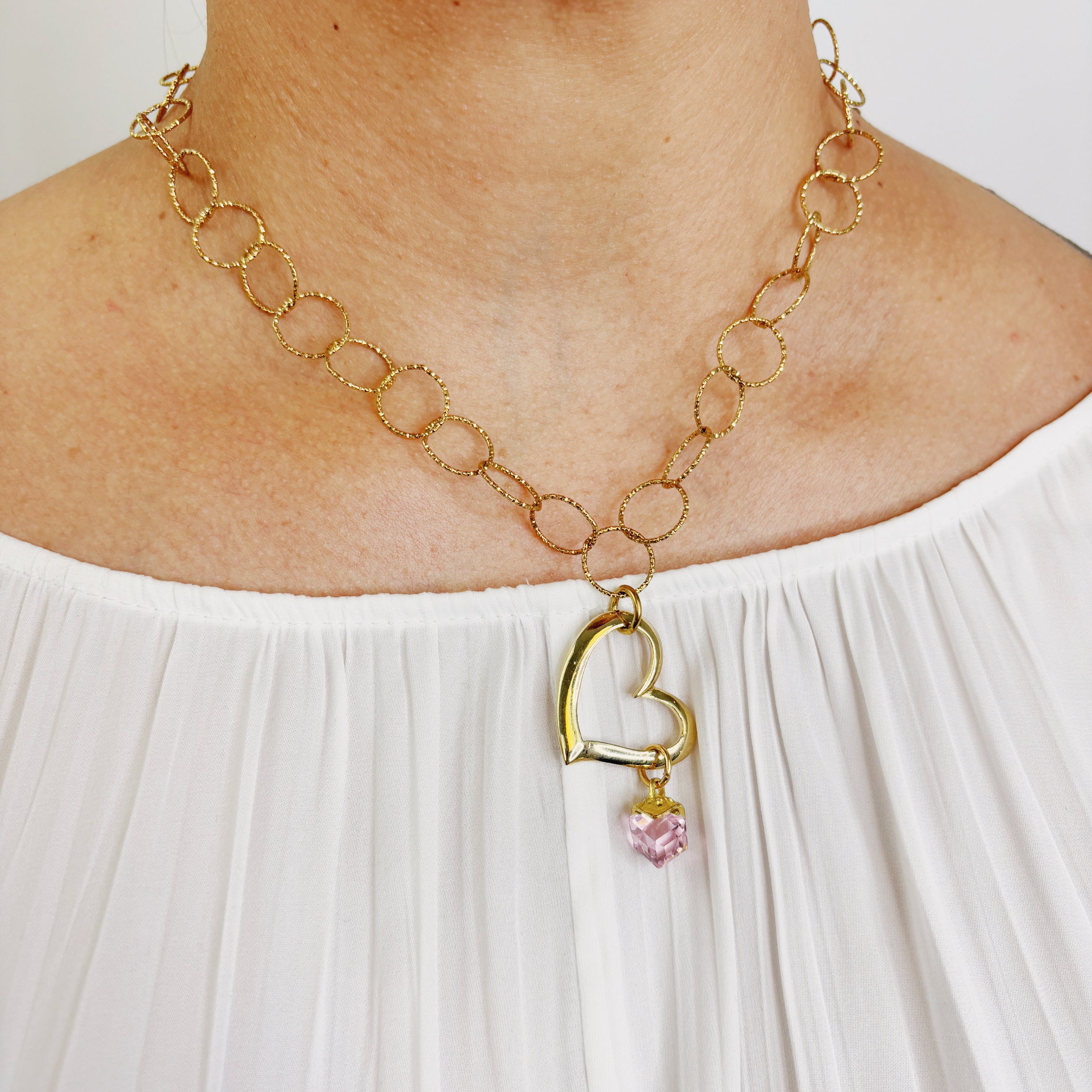 Cut Heart Necklace