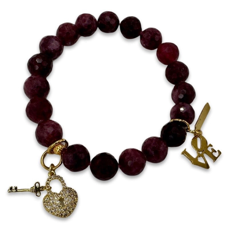 Purple Haze Bracelet Bracelets Cerese D, Inc. Gold