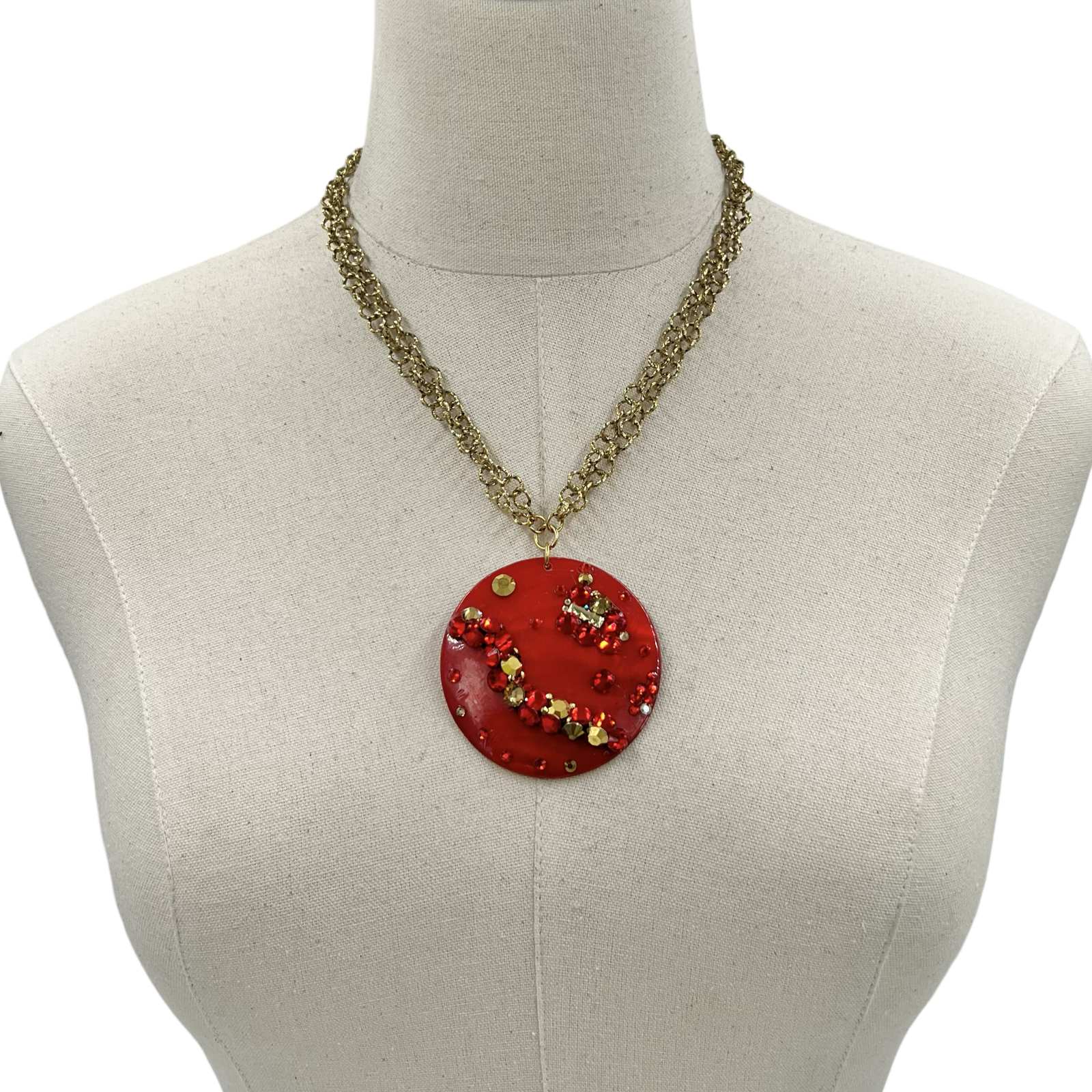 Red Distinct Necklaces