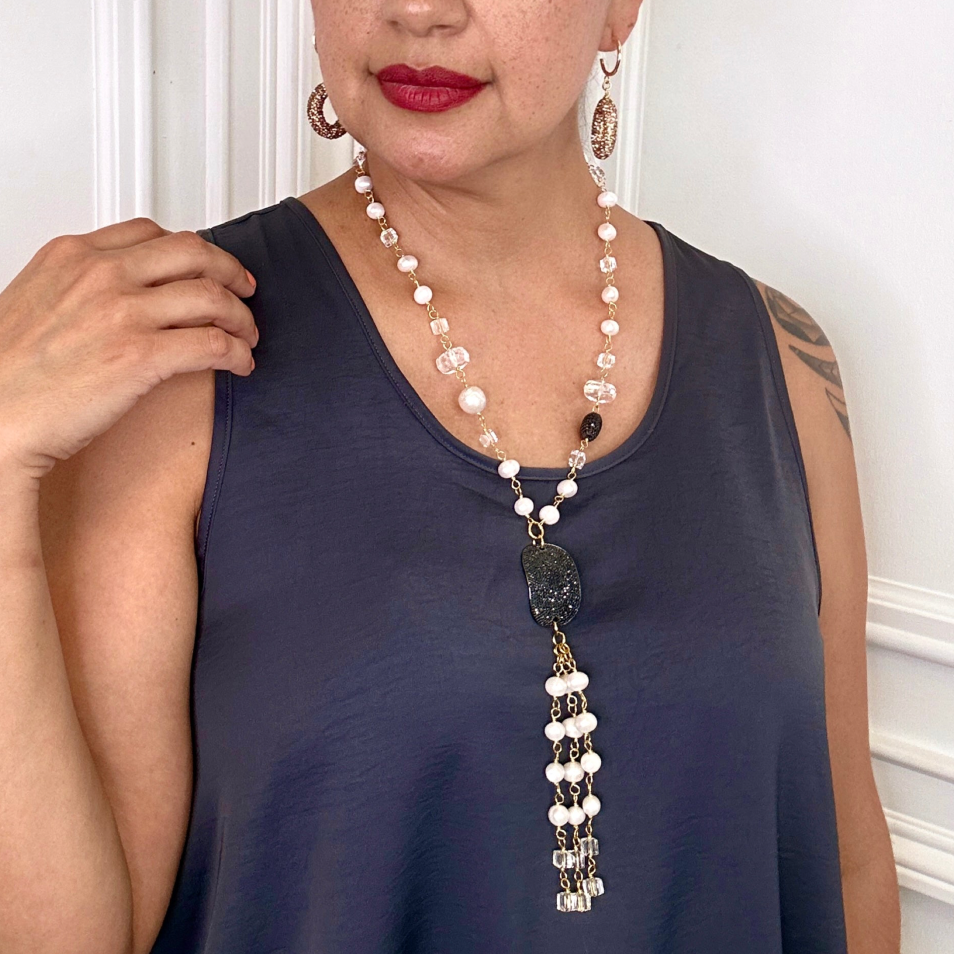 Timeless Lenora Pearl Necklace