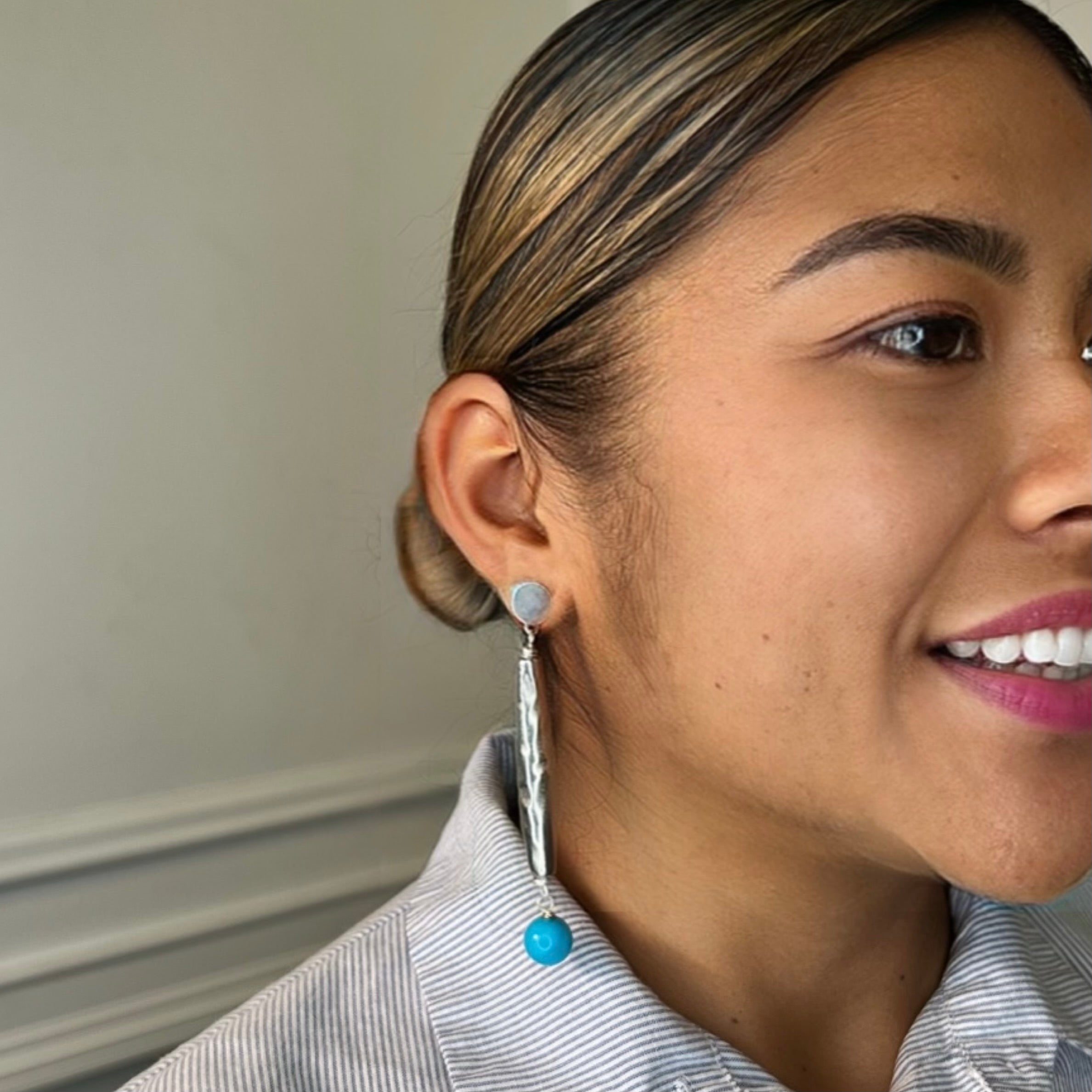 Angelina Turquoise Lake Earring
