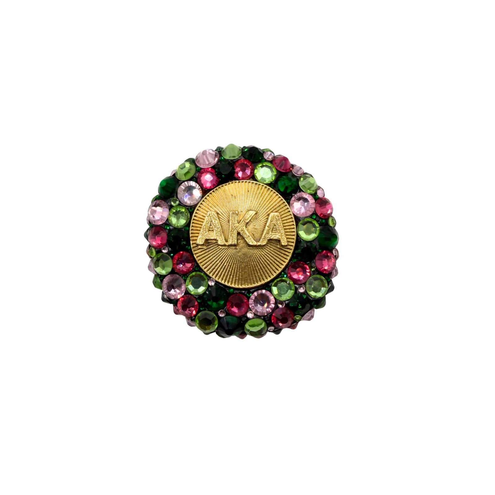 AKA Variety Crystal Brooch