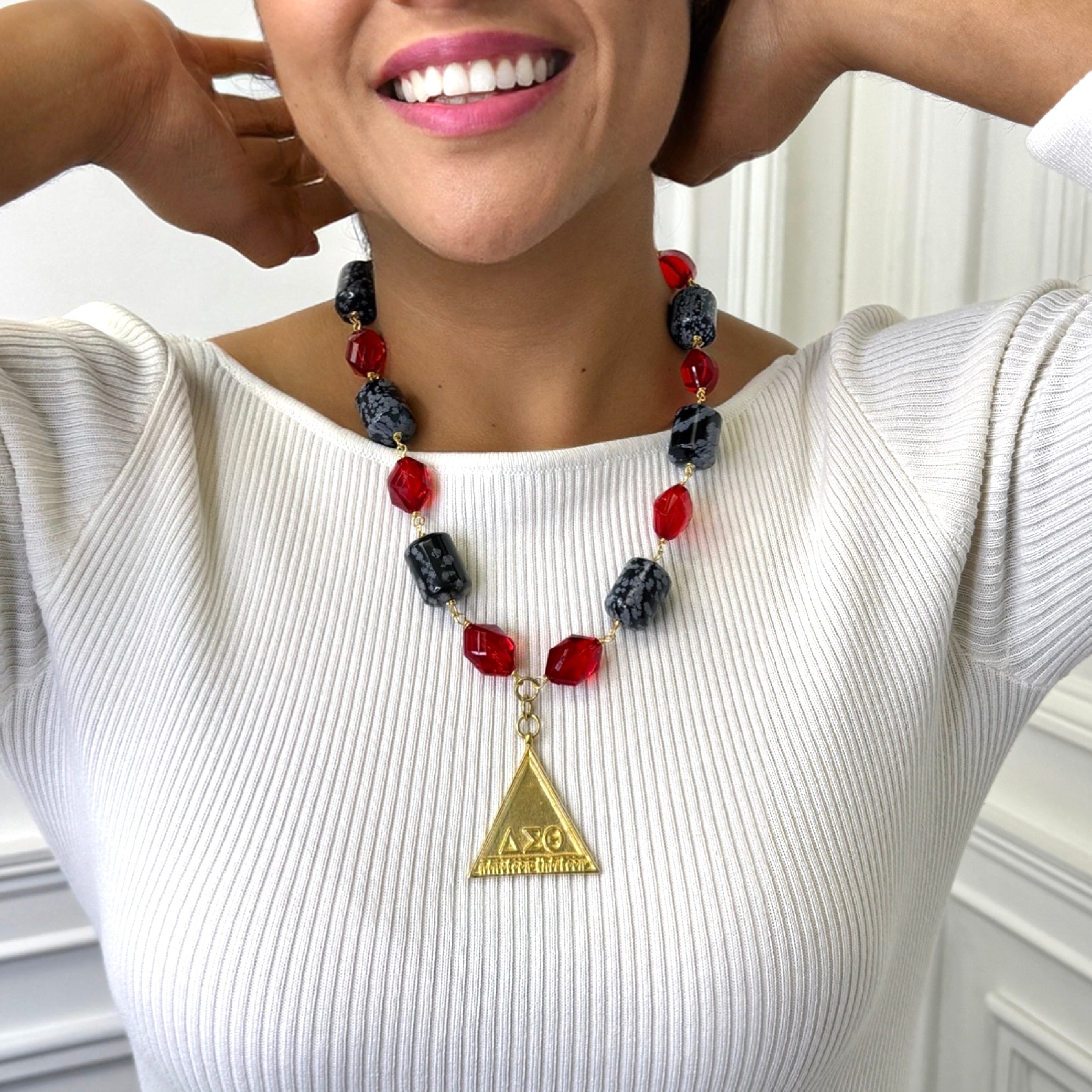 Delta Dalmatian Necklace