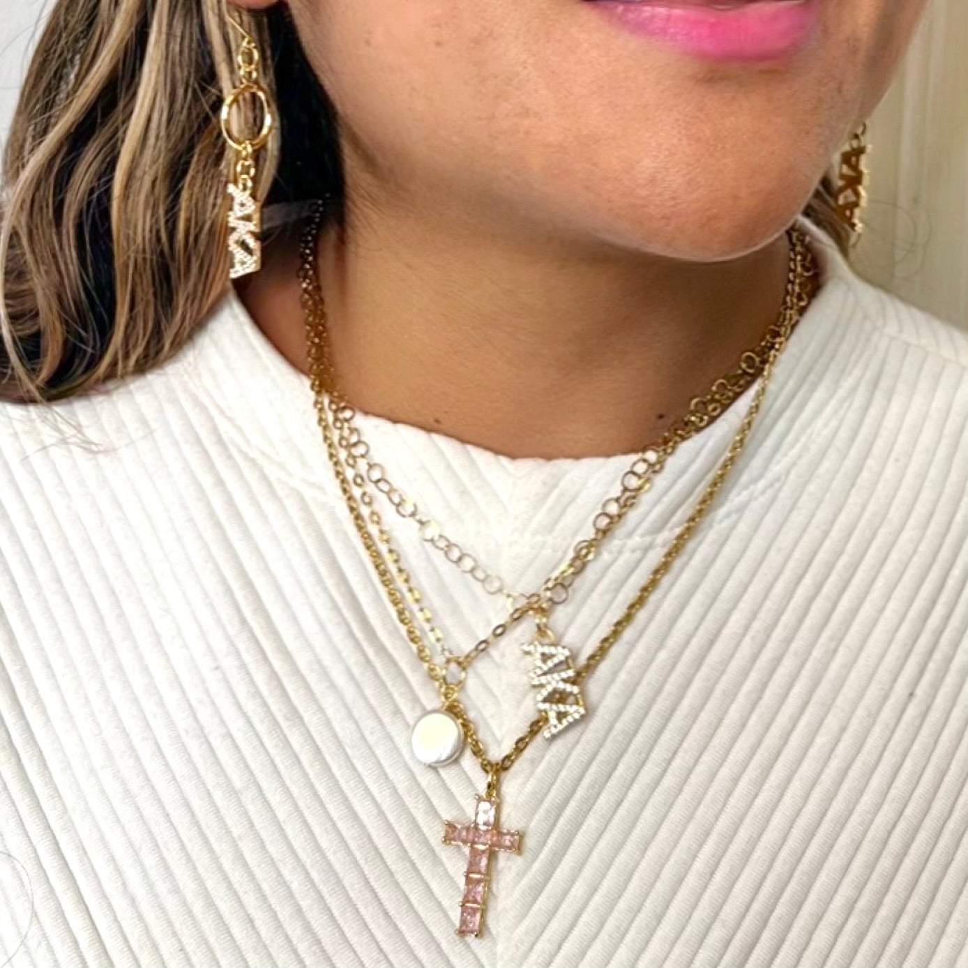 AKA Times Charm Necklace