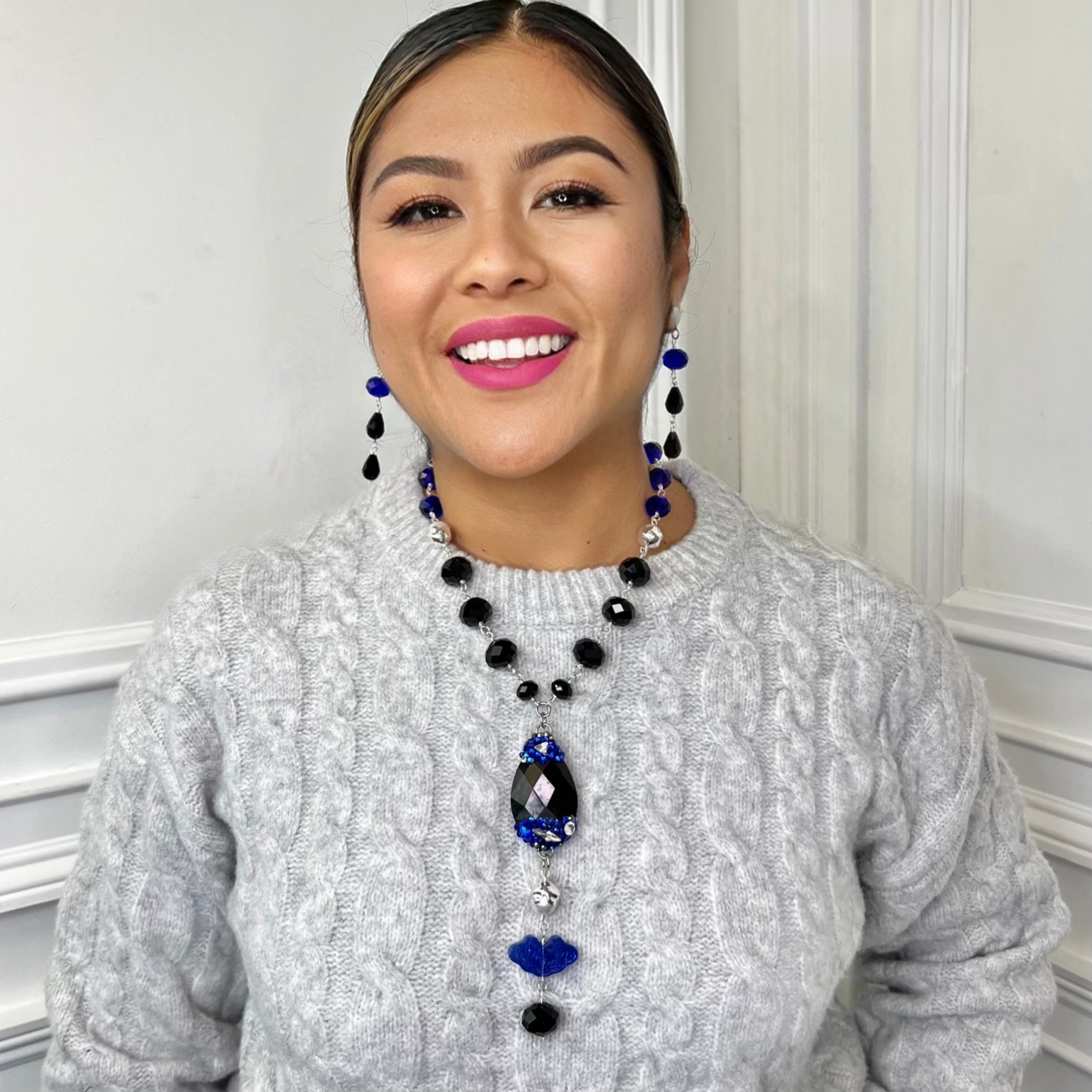 BlueBlack Twilight Necklace