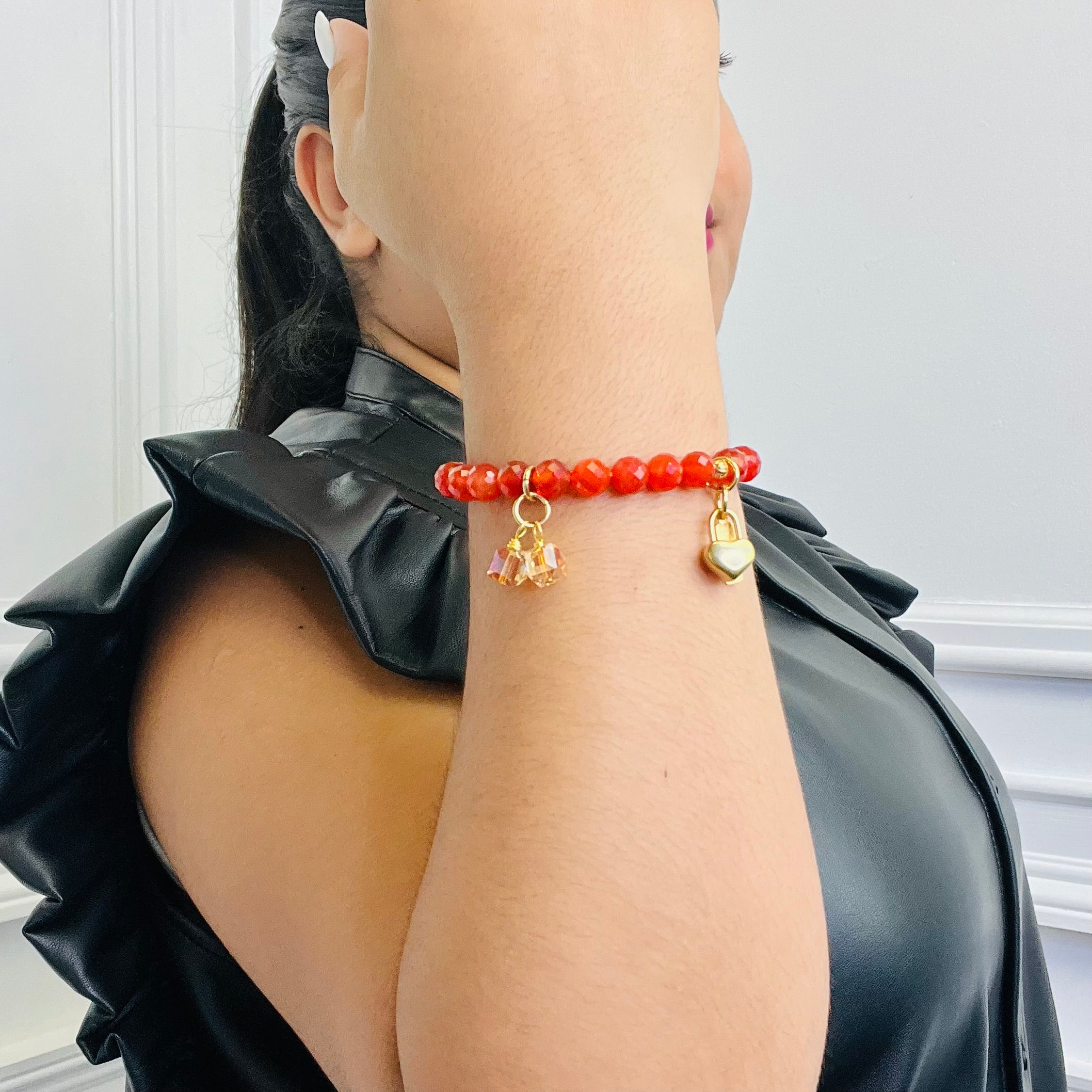 Carnelian Tangerine Bracelet
