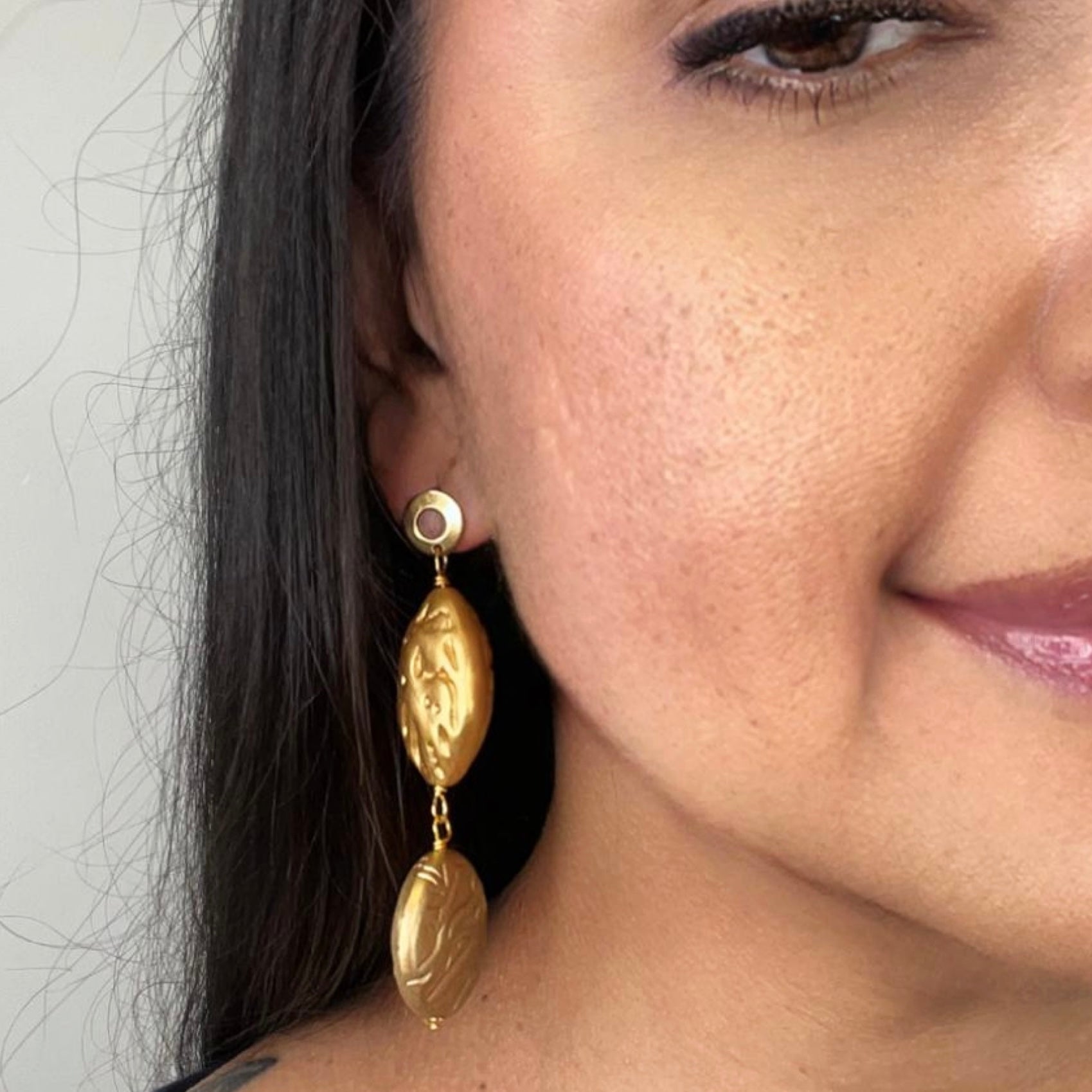 Chestnut Drop Earring