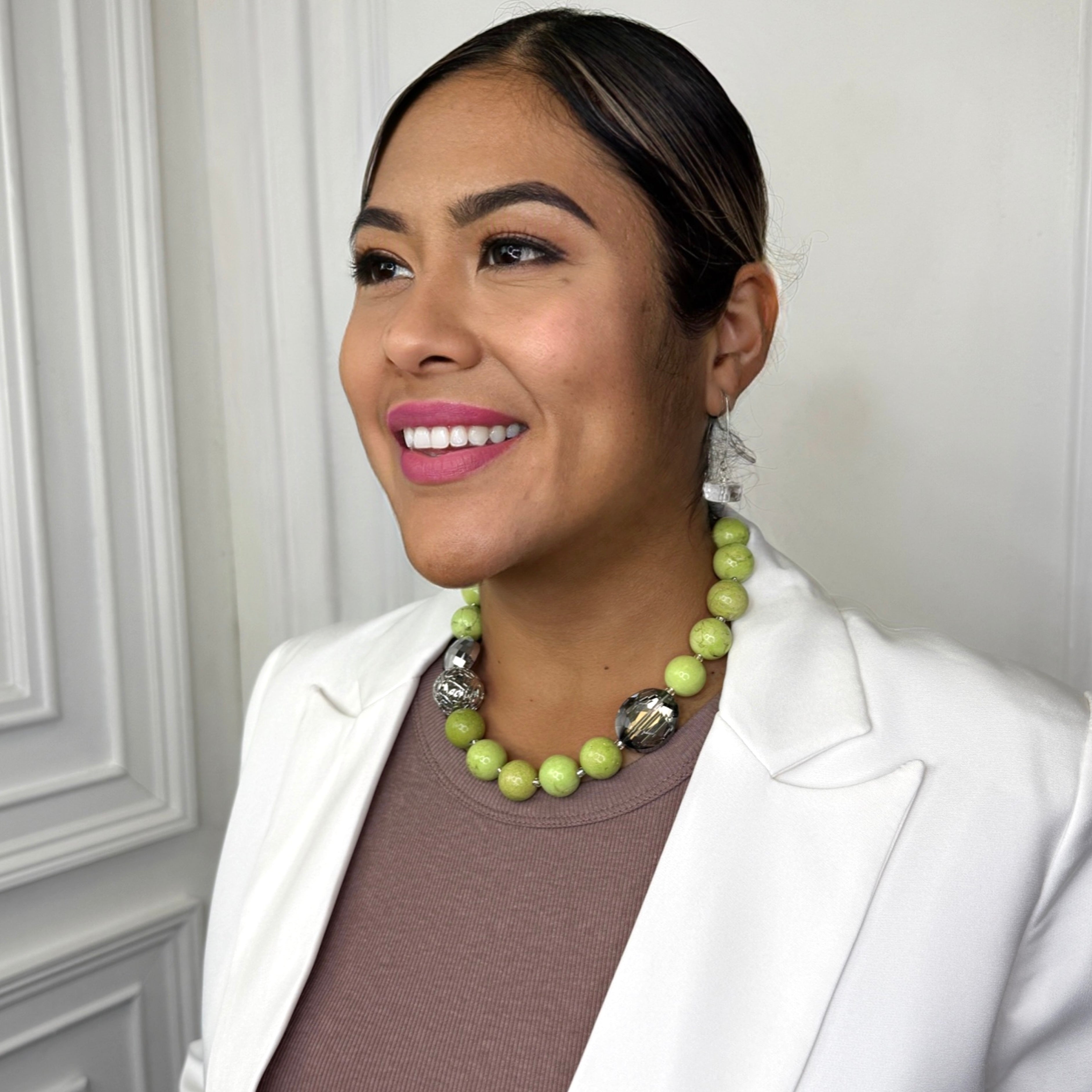 Eton Green Turq Necklace