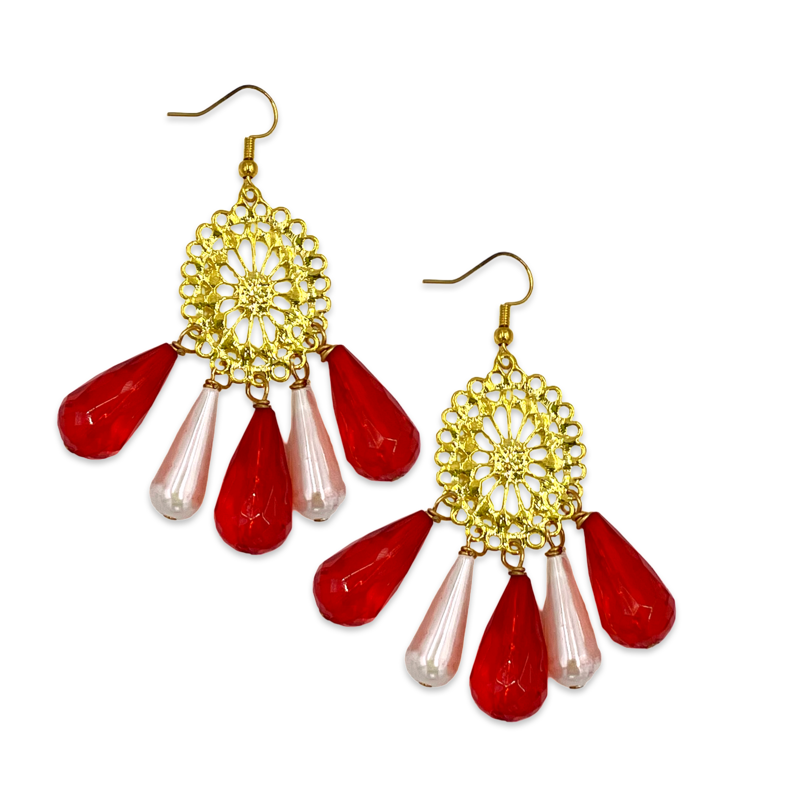 Gold Chandelier Earrings