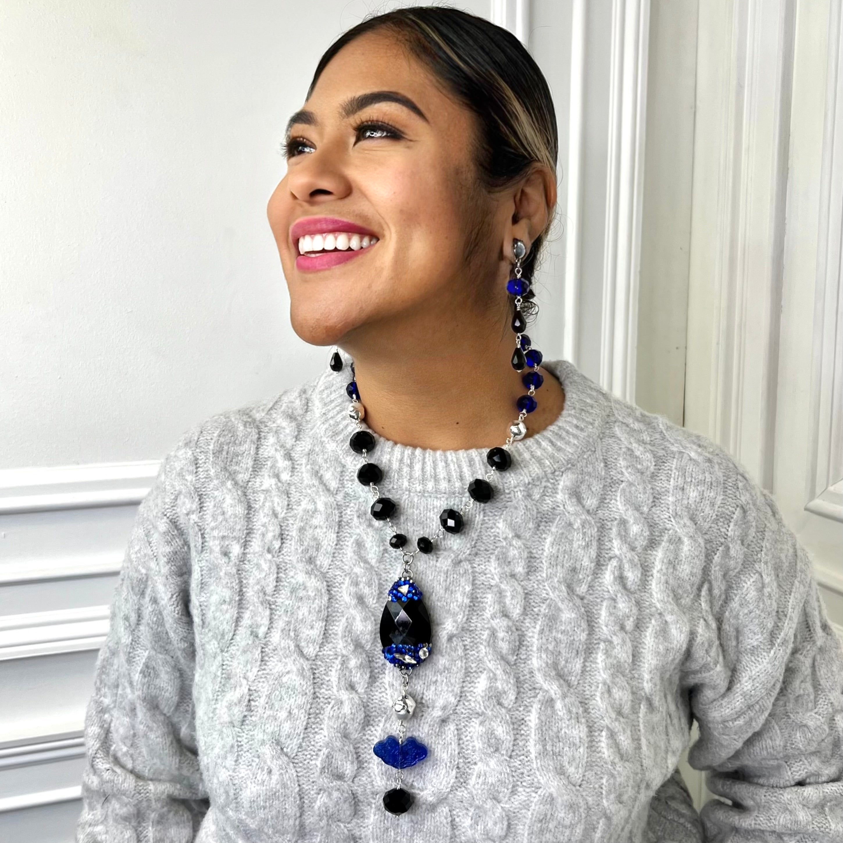 BlueBlack Twilight Necklace