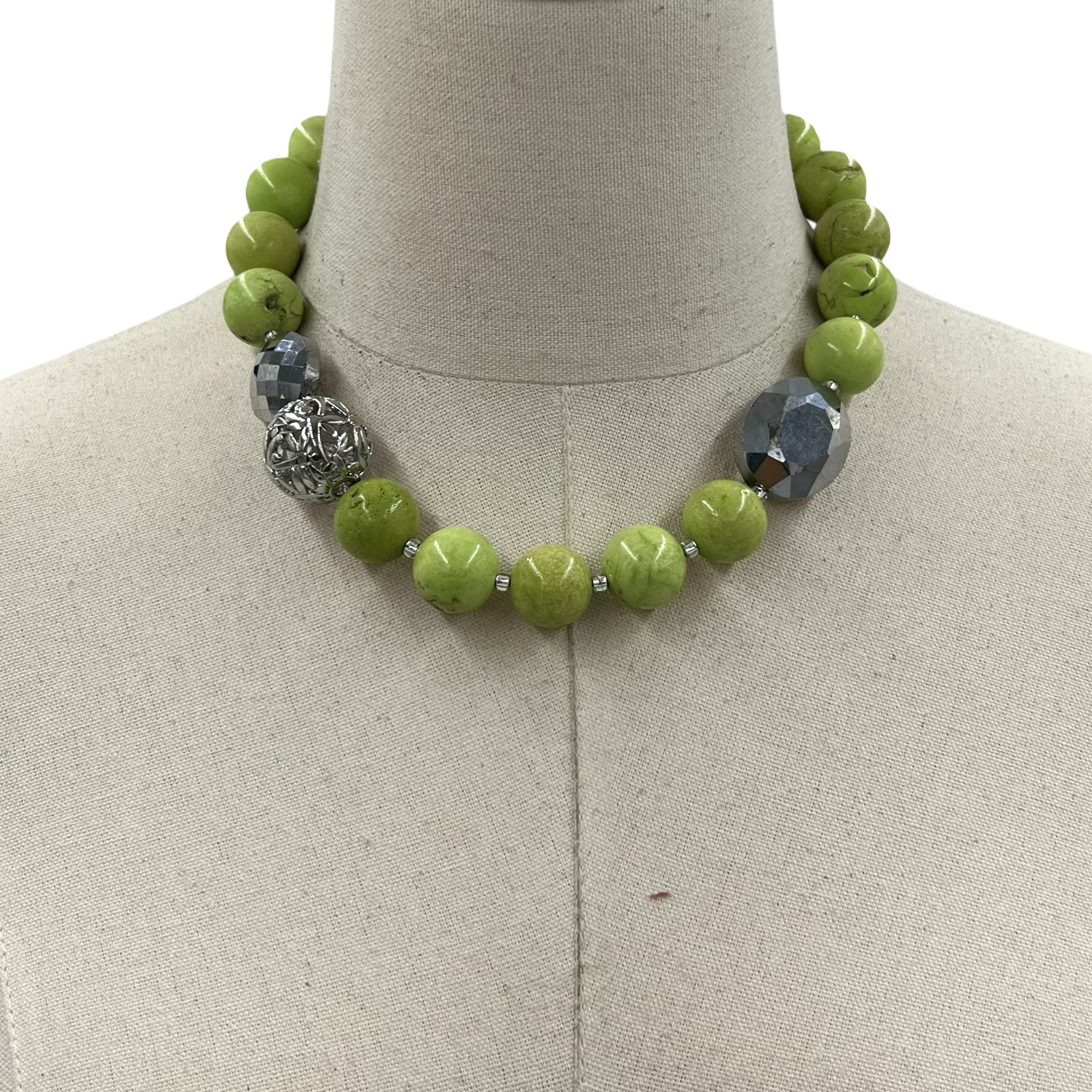 Eton Green Turq Necklace