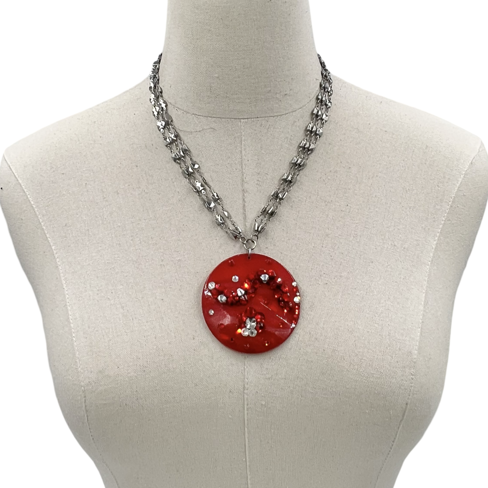 Red Distinct Necklaces