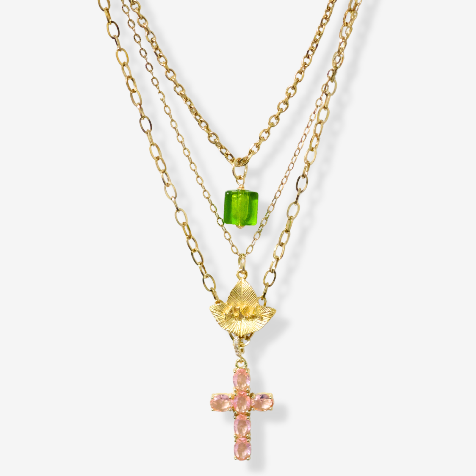 AKA Trinity Square Necklace