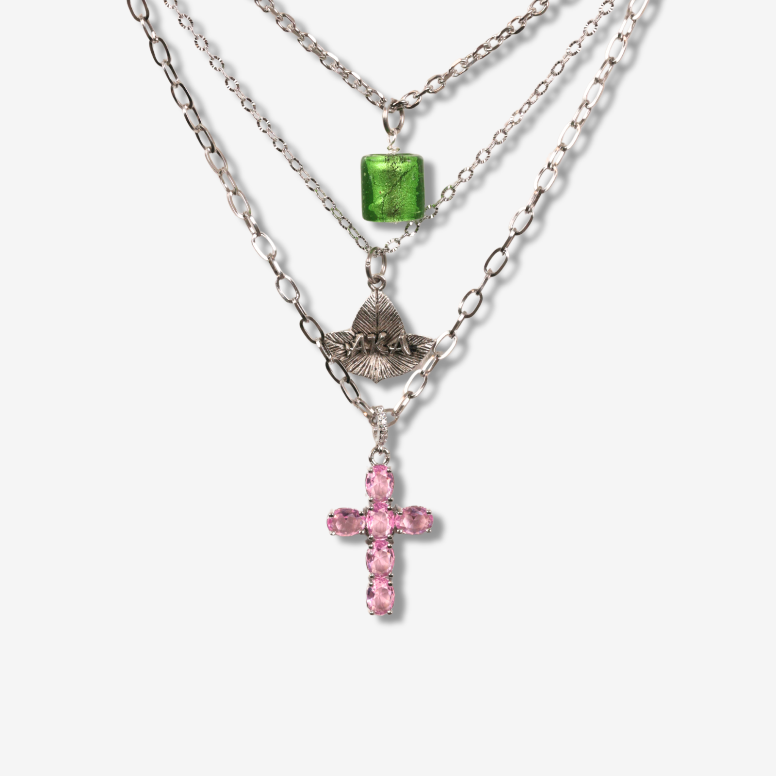 AKA Trinity Block Necklace