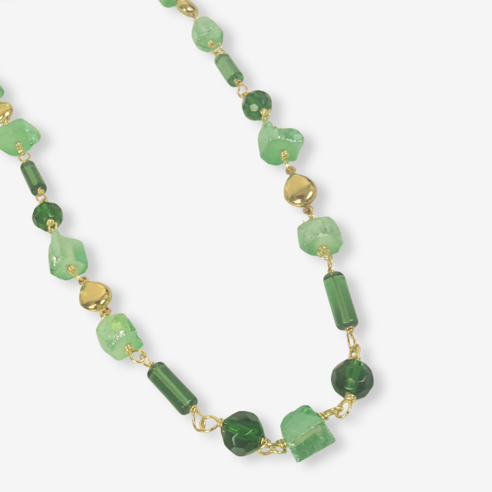 Fling Green Necklace