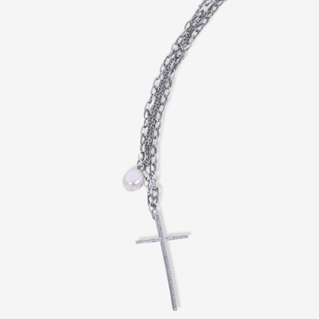 Atlas Cross Necklace