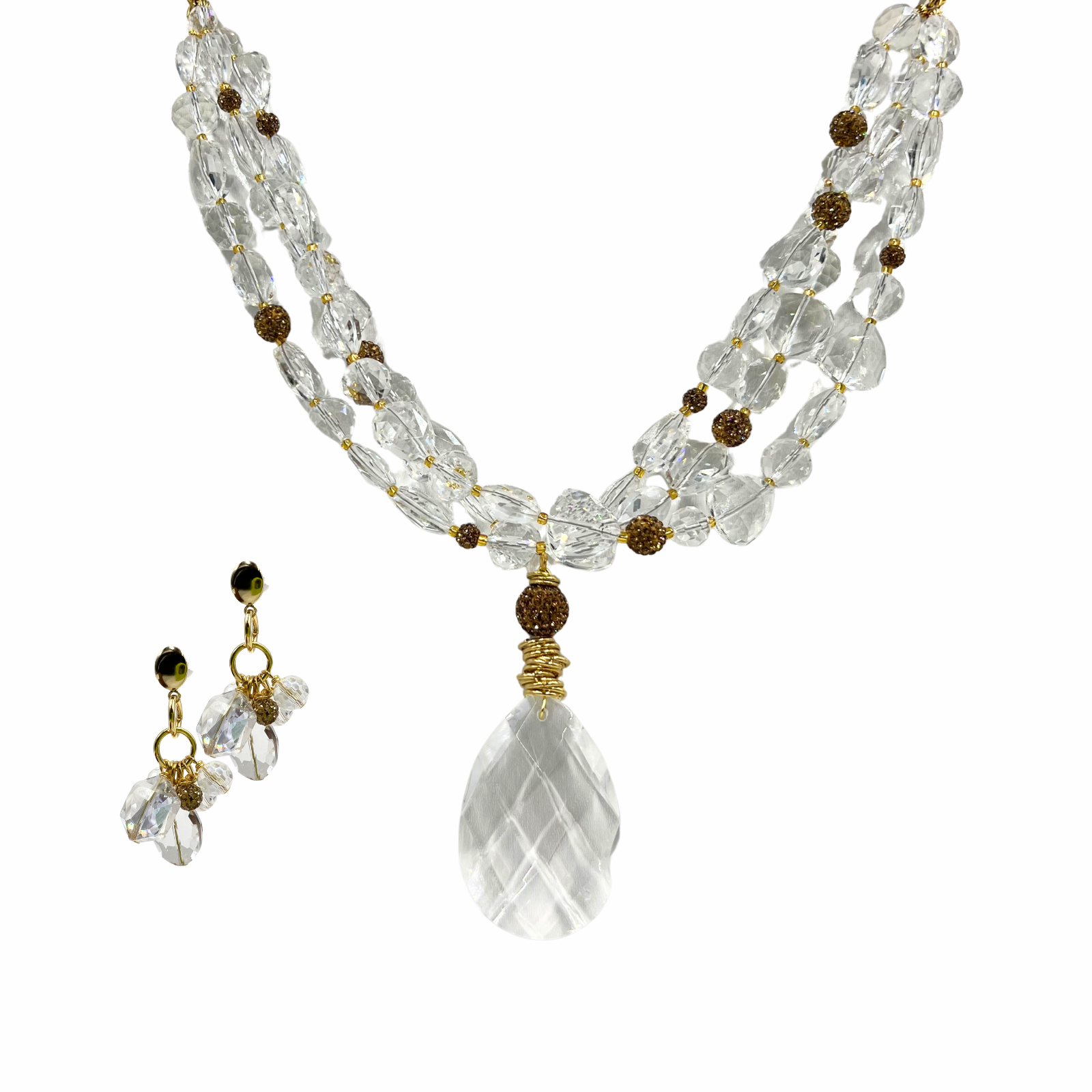 Clear Atop Necklace