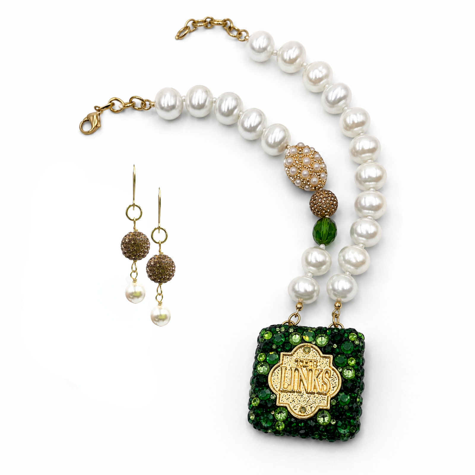 LINKS Emblem Necklace Set