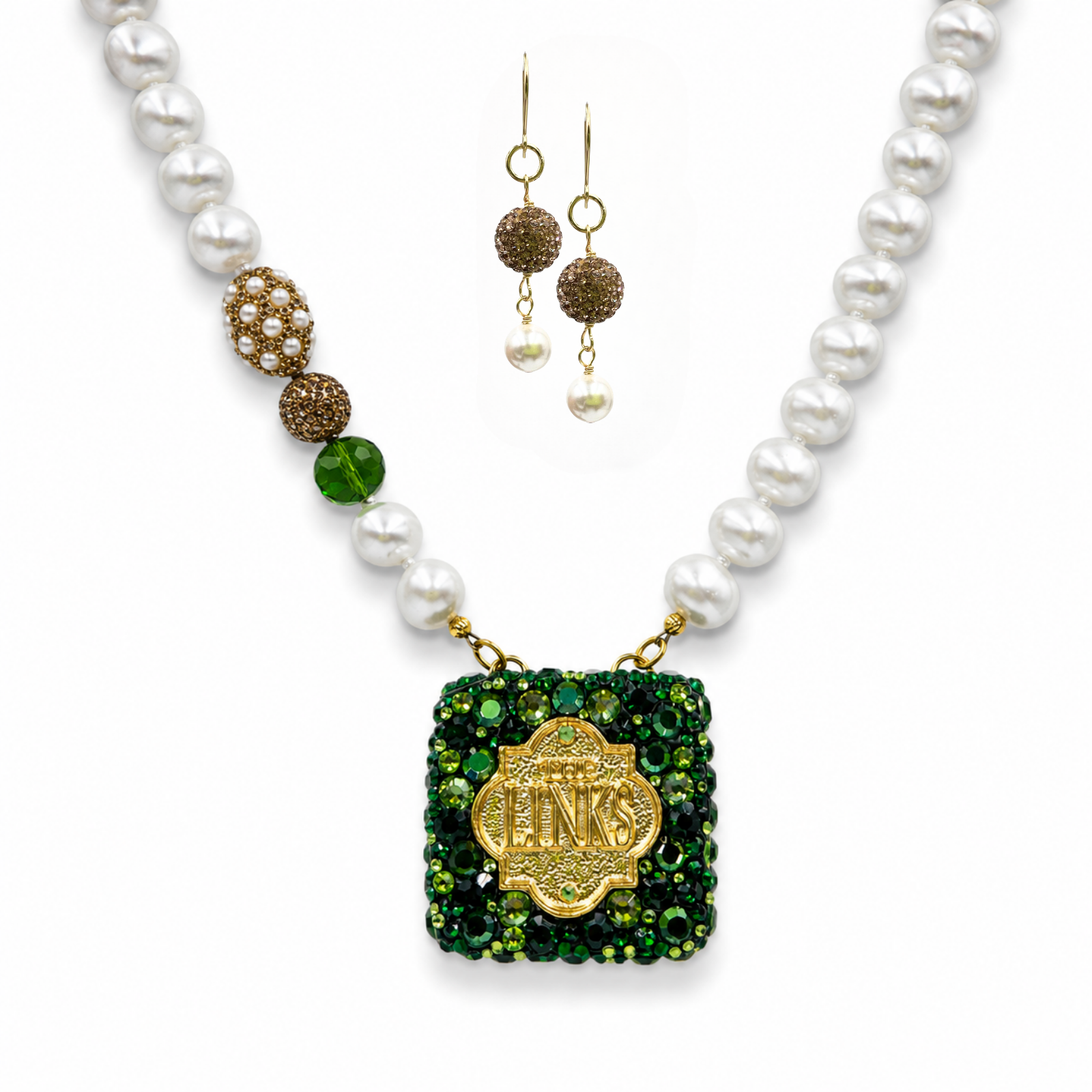 LINKS Emblem Necklace Set