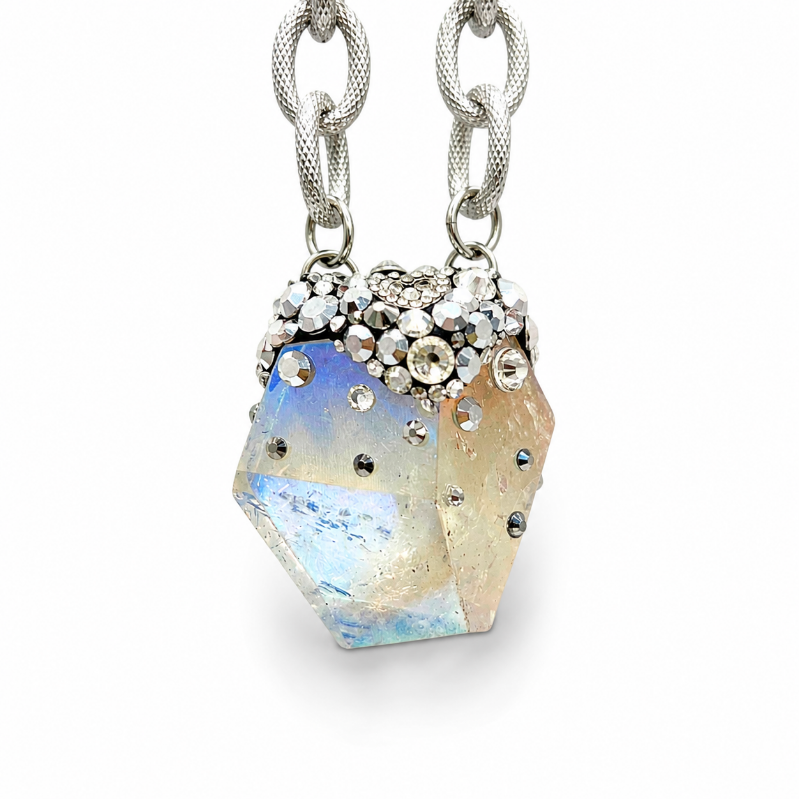 Quartz Signature Silver Necklace