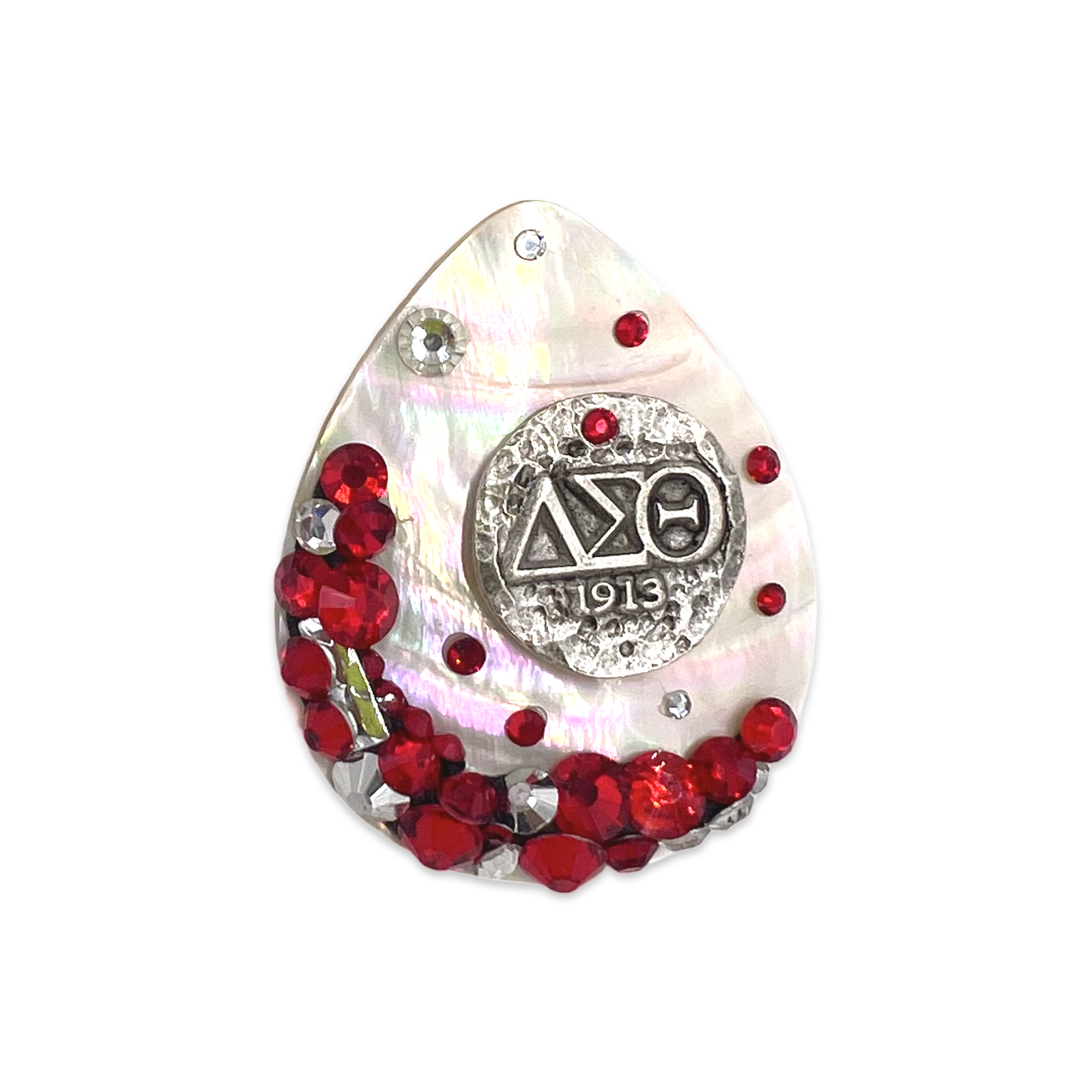 Delta Crimson Brooch
