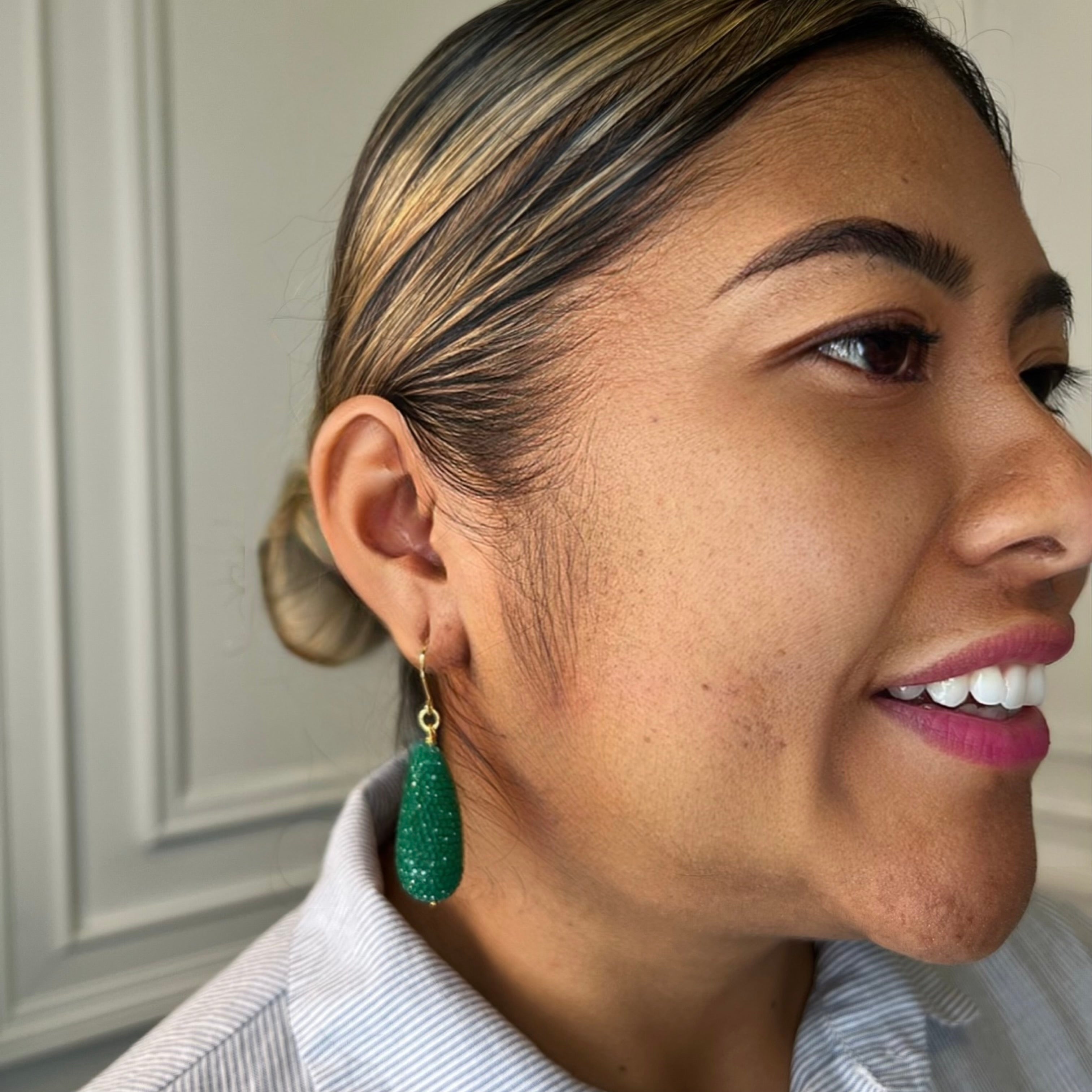 Posie Green Earring