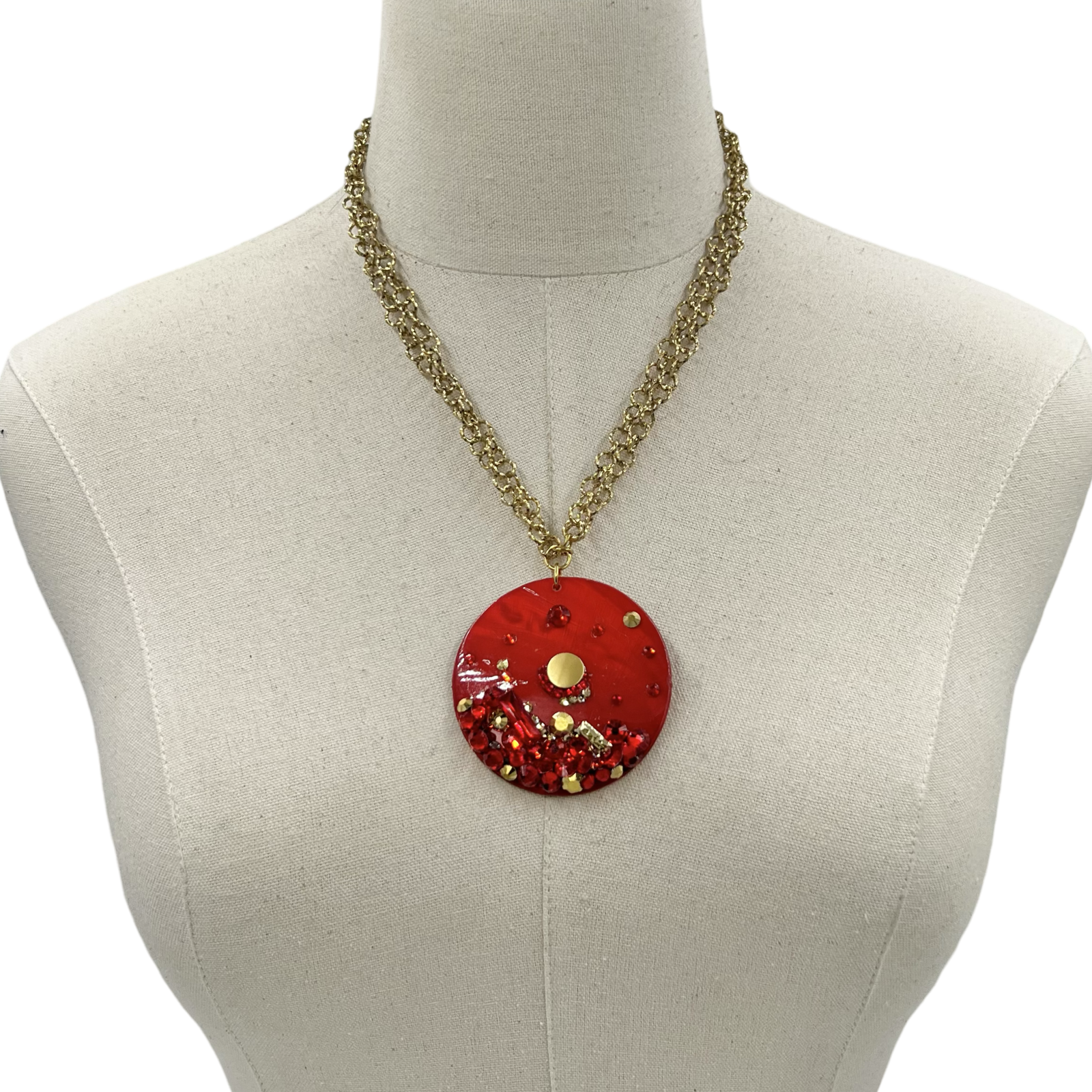 Red Distinct Necklaces