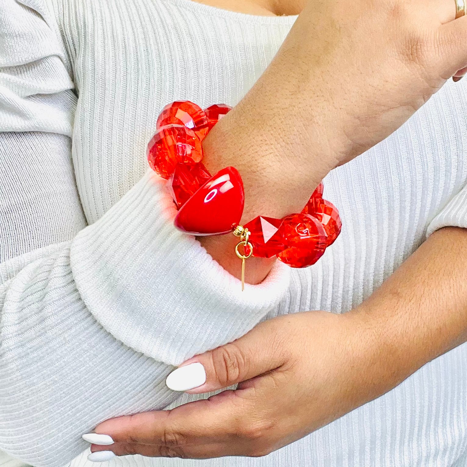 Hot Red Bracelet