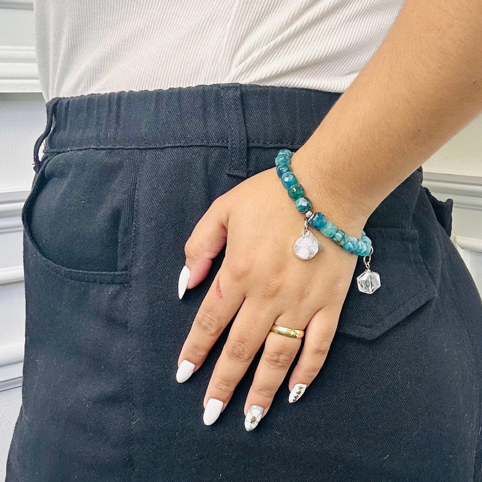 Teal Beale Street Bracelet