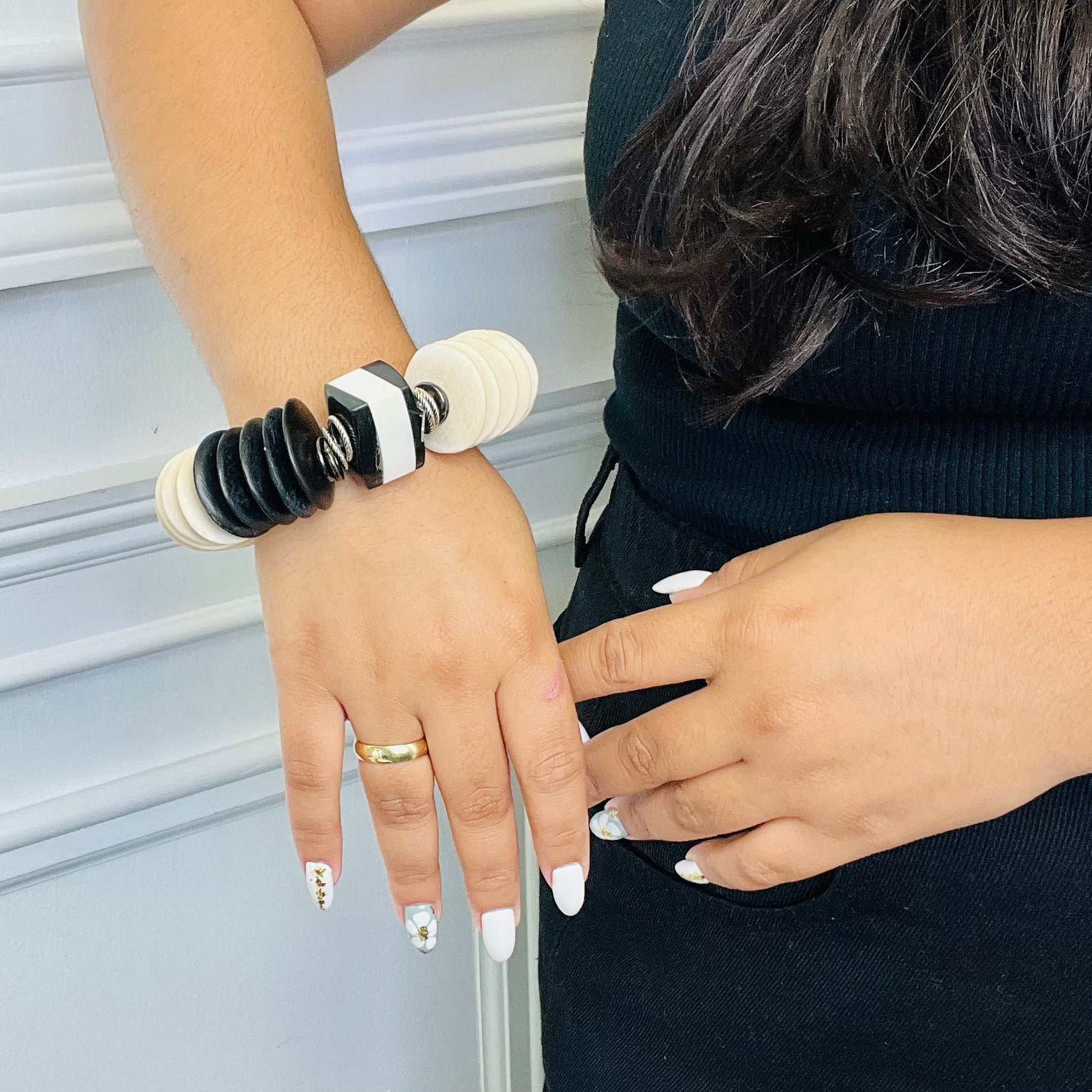 Pyramid Lock Bracelet