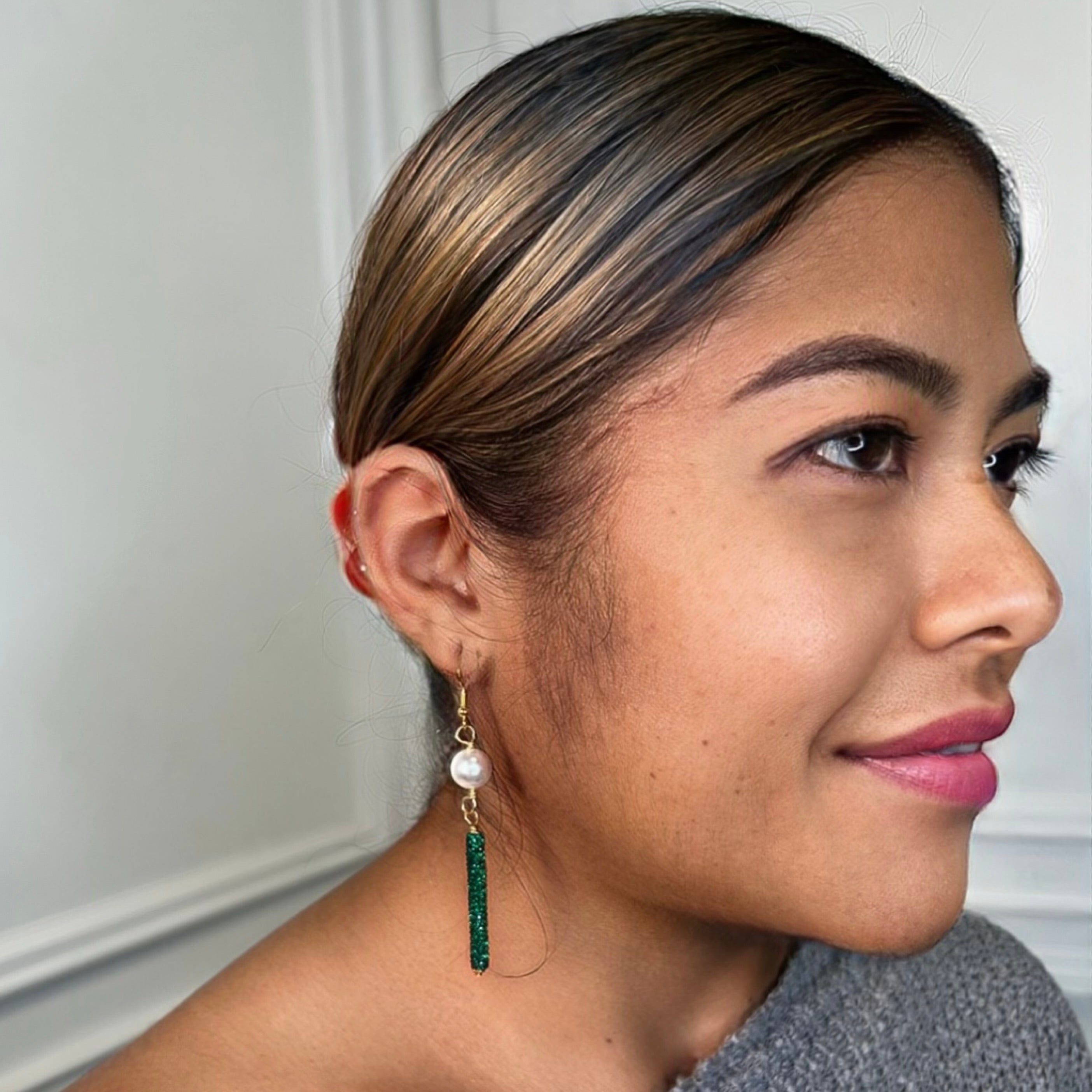 Raintree Pave Sticks Earrings