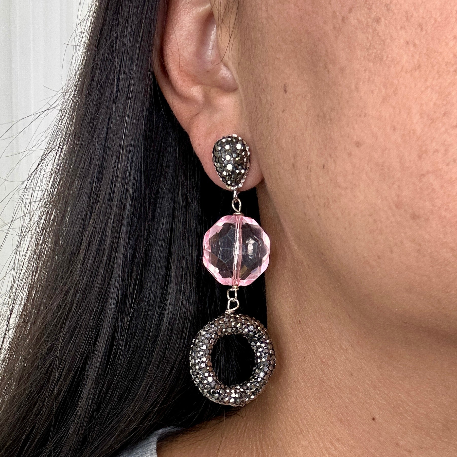 Bonnie Jet Brazil Earring