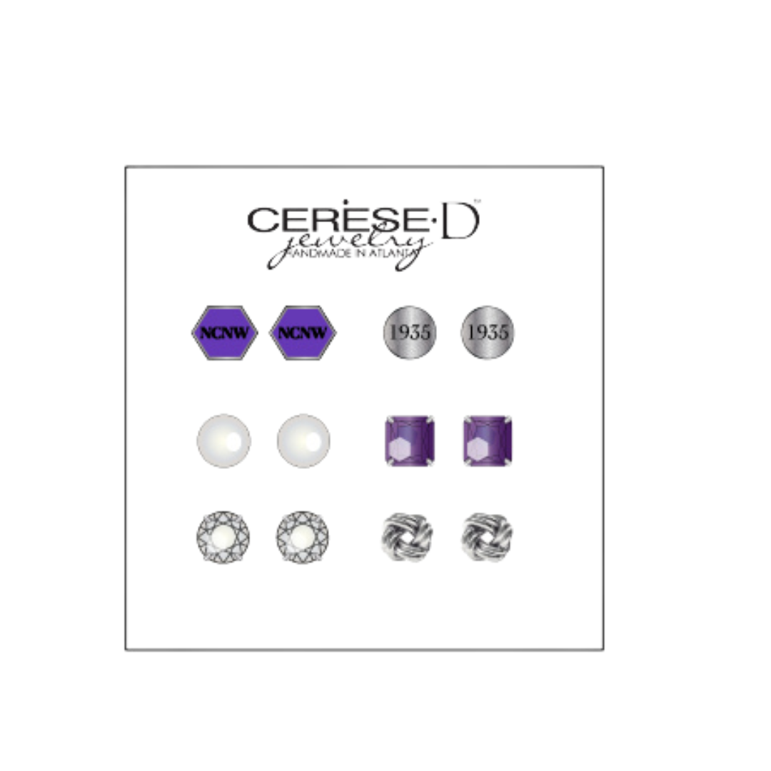 NCNW Studded Earrings