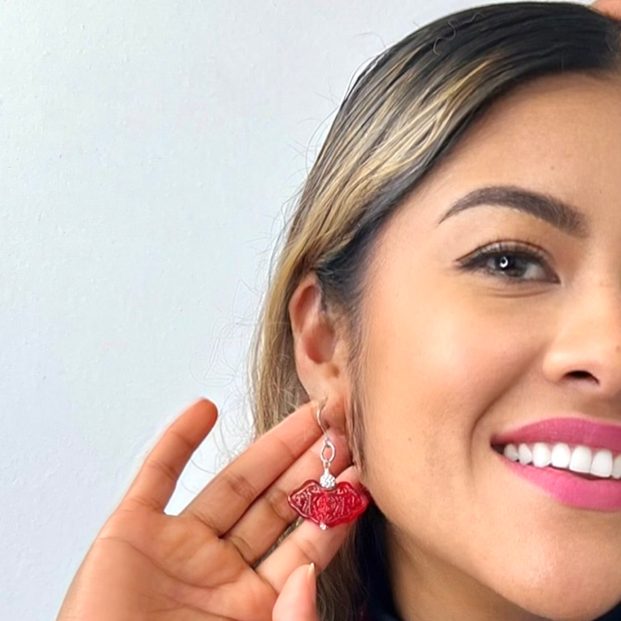 Pond Red Delight Earrings