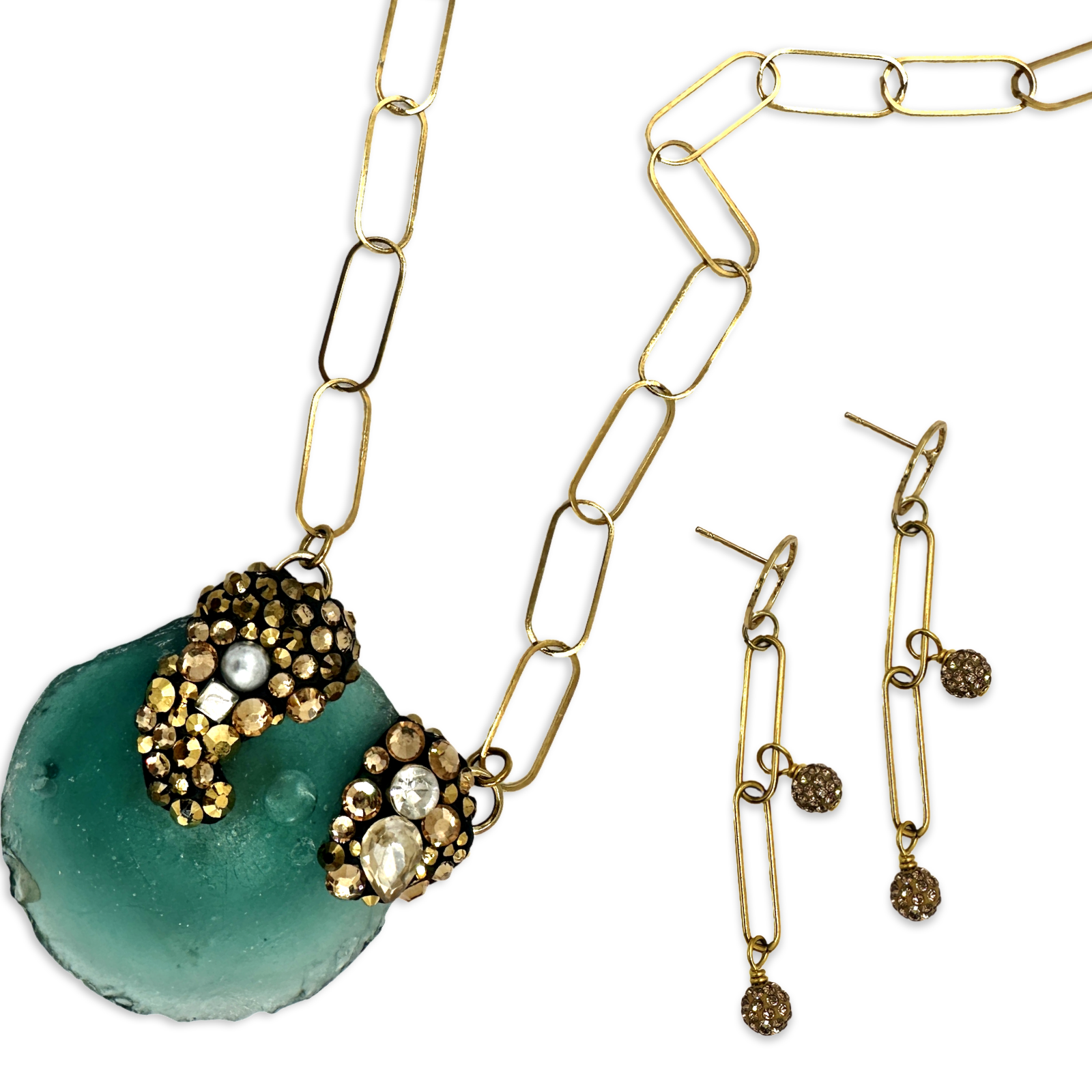 Peacock Roman Necklace