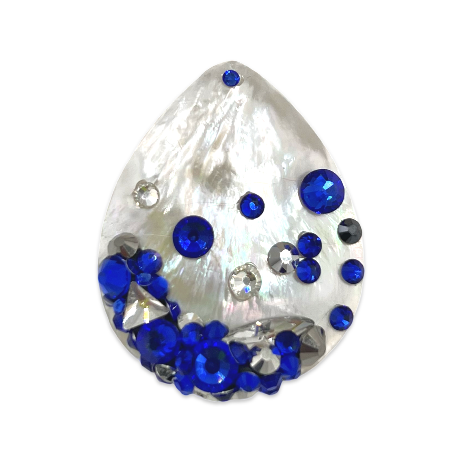 Zora Blue Glimmering Pin