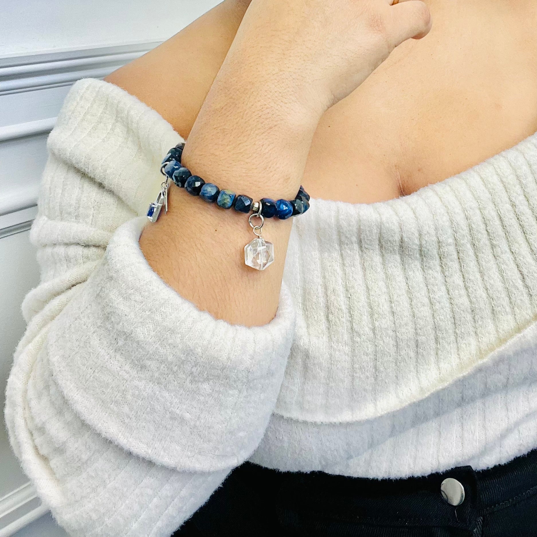 Blue Streak Lapis Bracelet