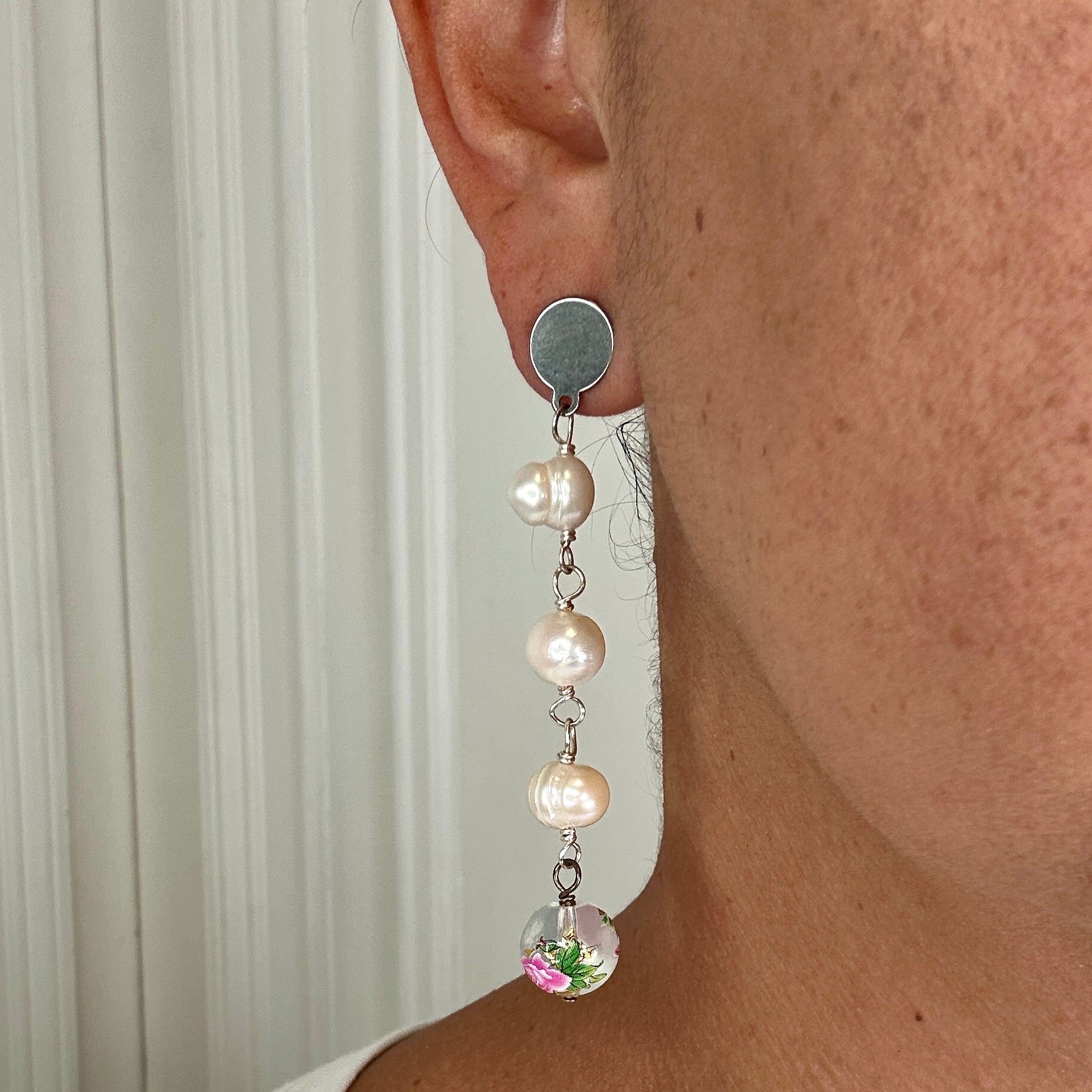 Bridget Pearl Bastrop Earring
