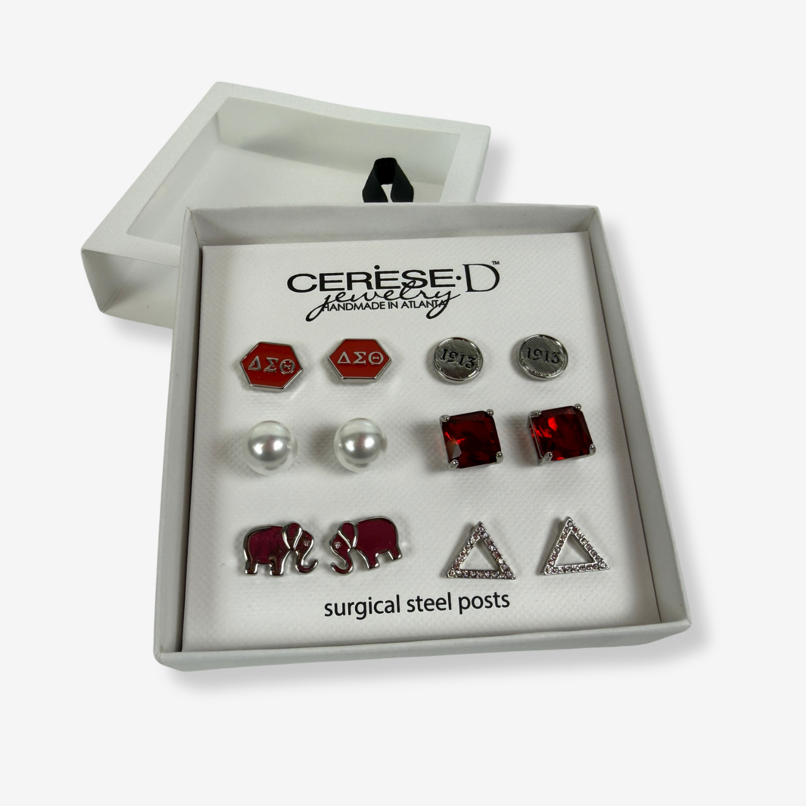 Delta Studded Earring Set