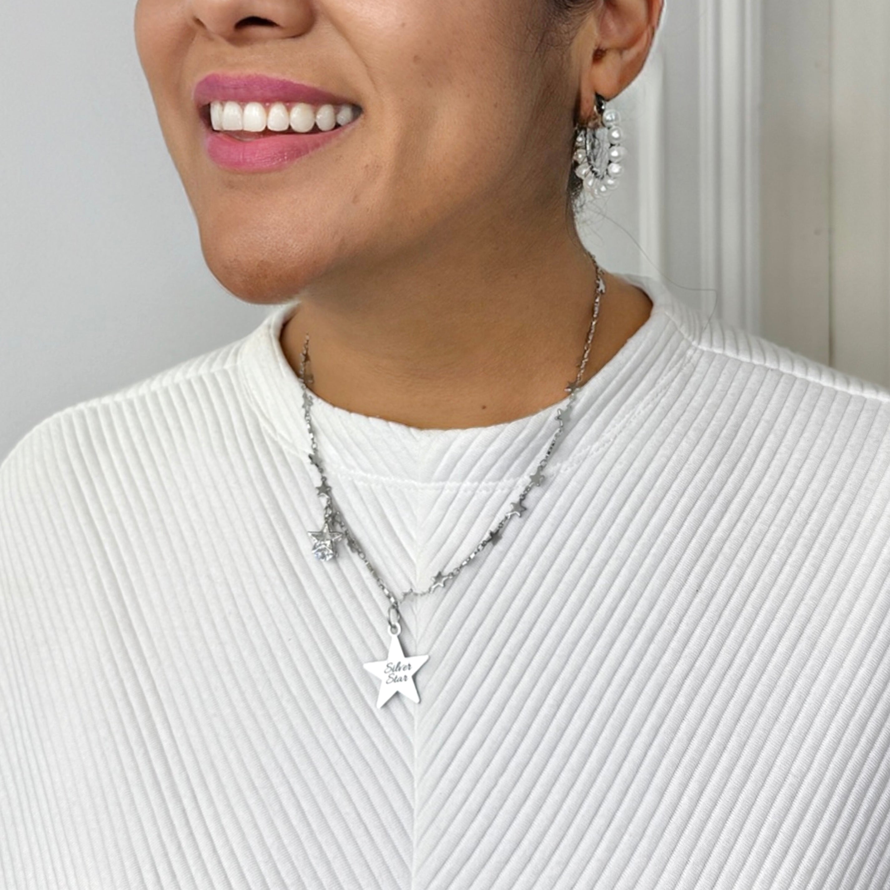AKA Silver Star Necklace