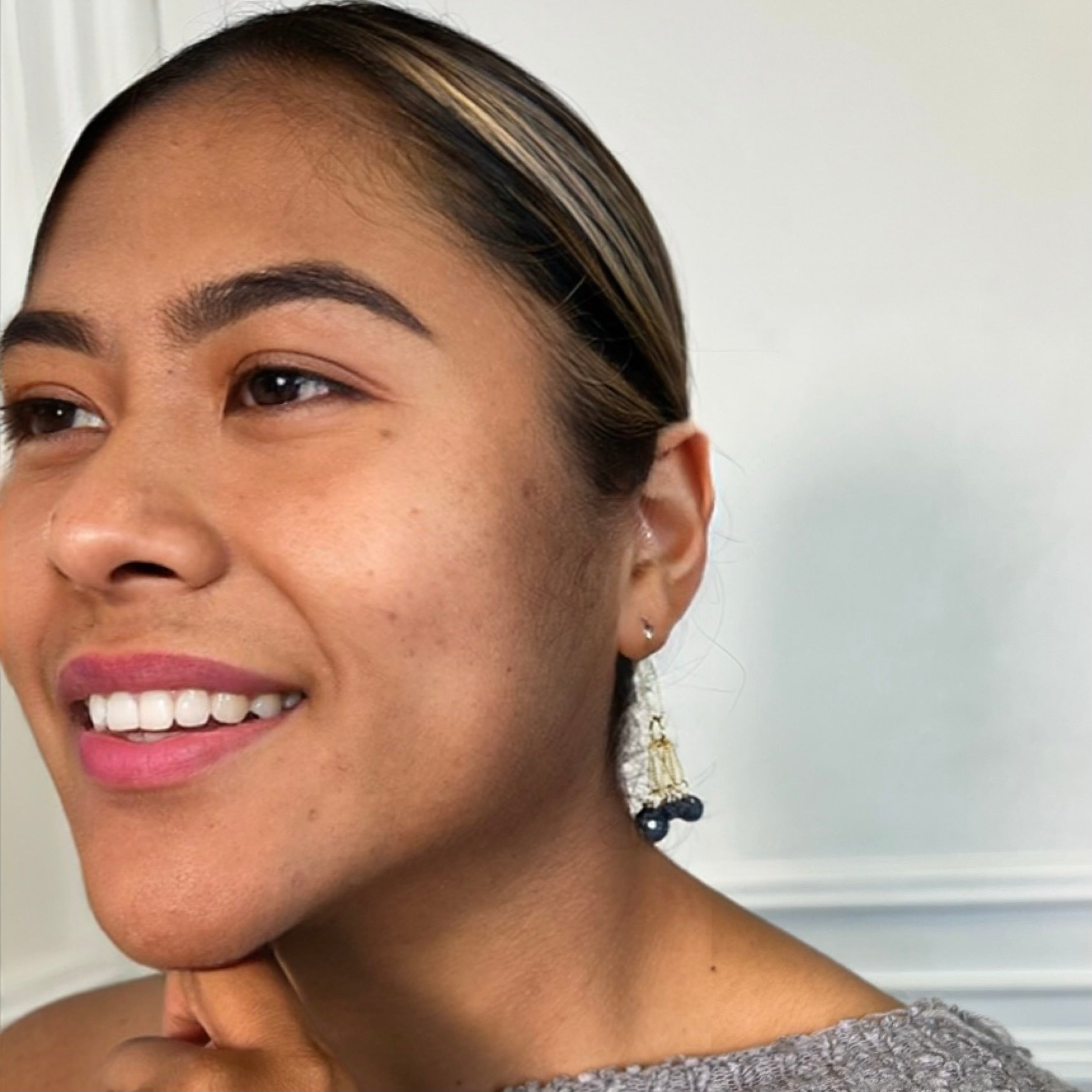 Blueberry Candace Burundi Earring