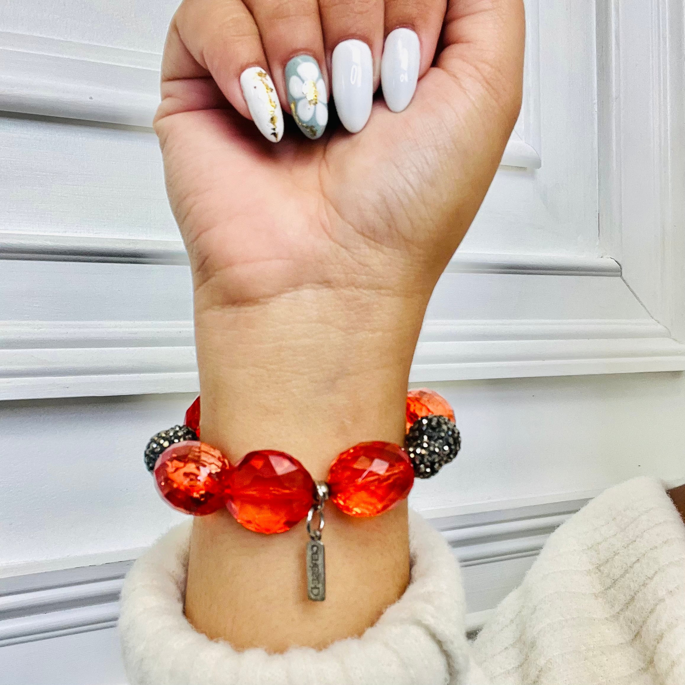 Beverly Red Angola Bracelet