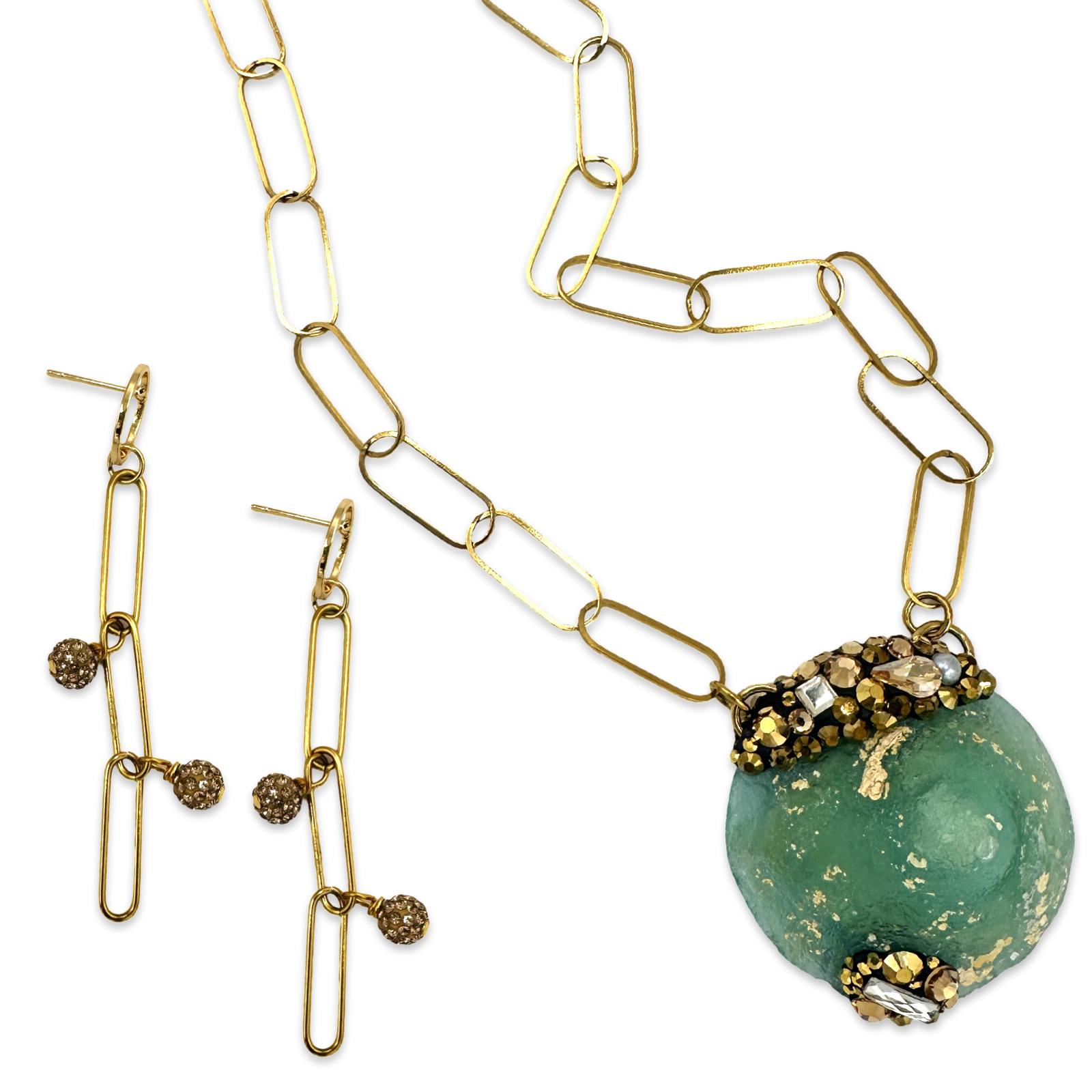 Peacock Roman Necklace