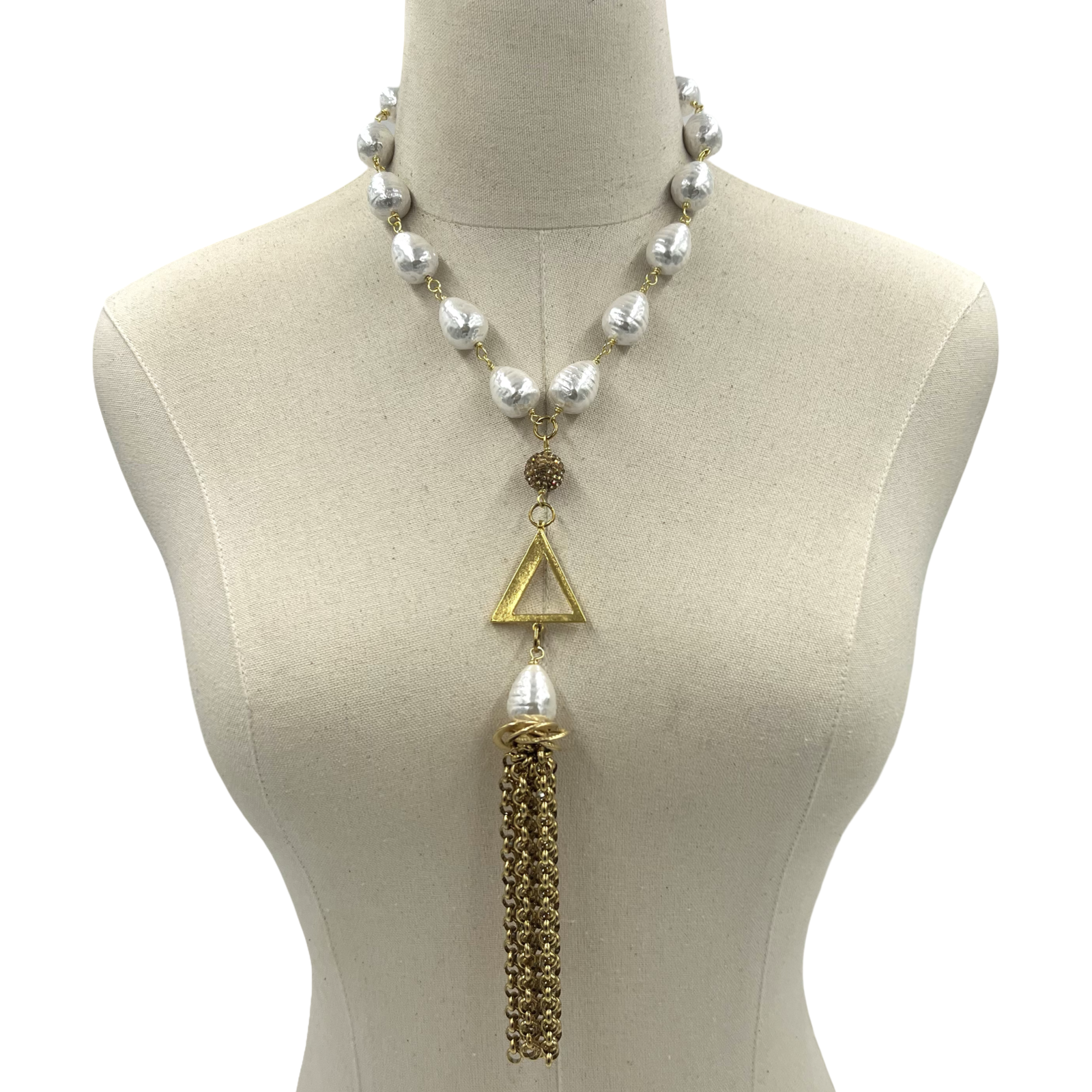 Delta Tides Tassel Necklace